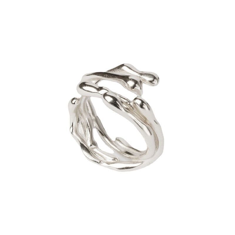 Jewelry New Design Jewelry Rings Open Size Chrome Ring (Size 7-13) Size ONE SIZE - 5 Thumbnail