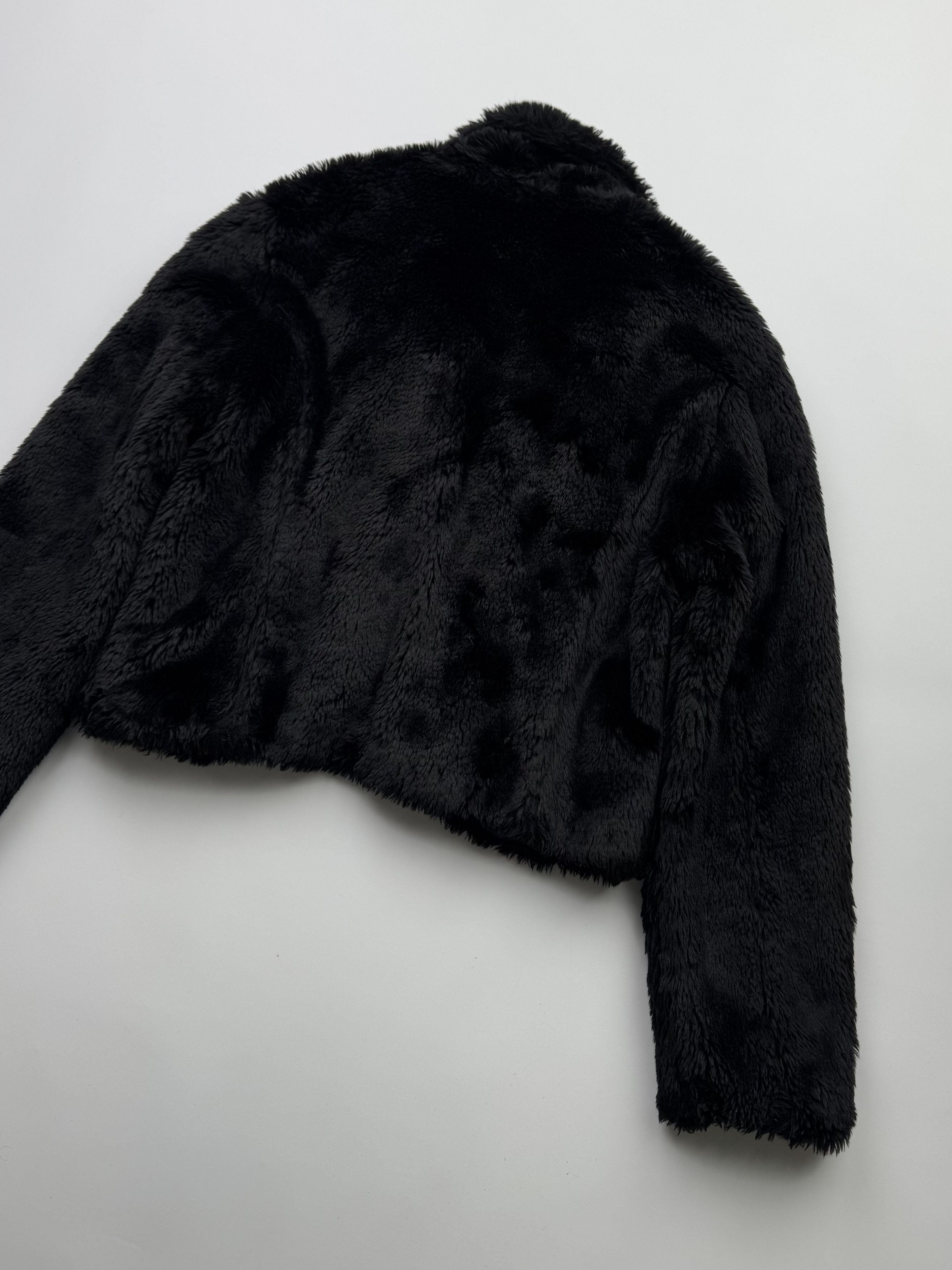 Japanese Brand Vintage Cropped Faux Fur Jacket B393(V453)E2 Size M / US 6-8 / IT 42-44 - 8 Thumbnail