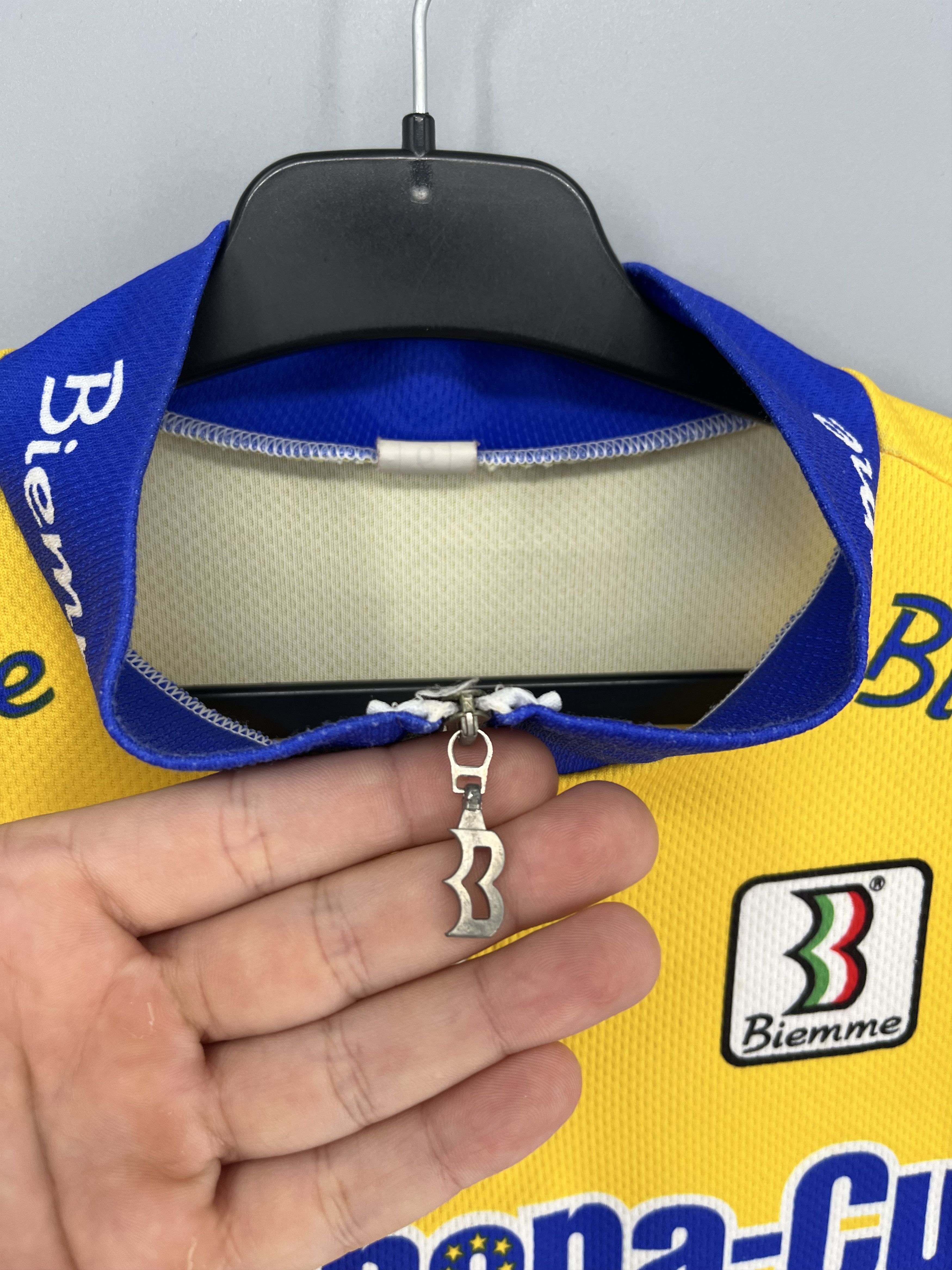 Vintage Vintage Biemme Europa-Cup 1996 Cycling Jersey Shirt Italy Size US XXL / EU 58 / 5 - 12 Thumbnail