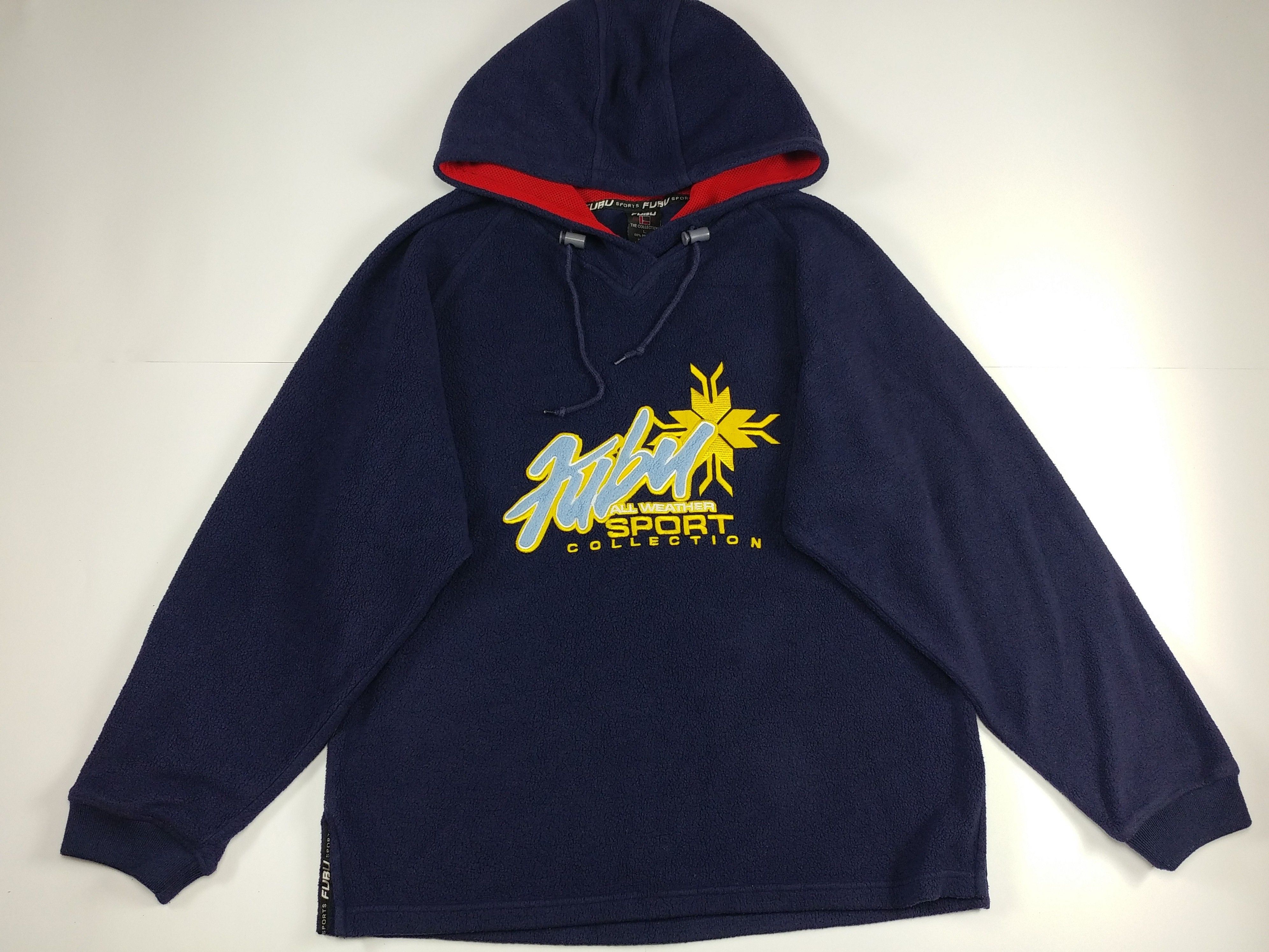 Fubu FUBU hoodie, blue, vintage hip hop sweatshirt, 90s size L Size US L / EU 52-54 / 3 - 2 Thumbnail