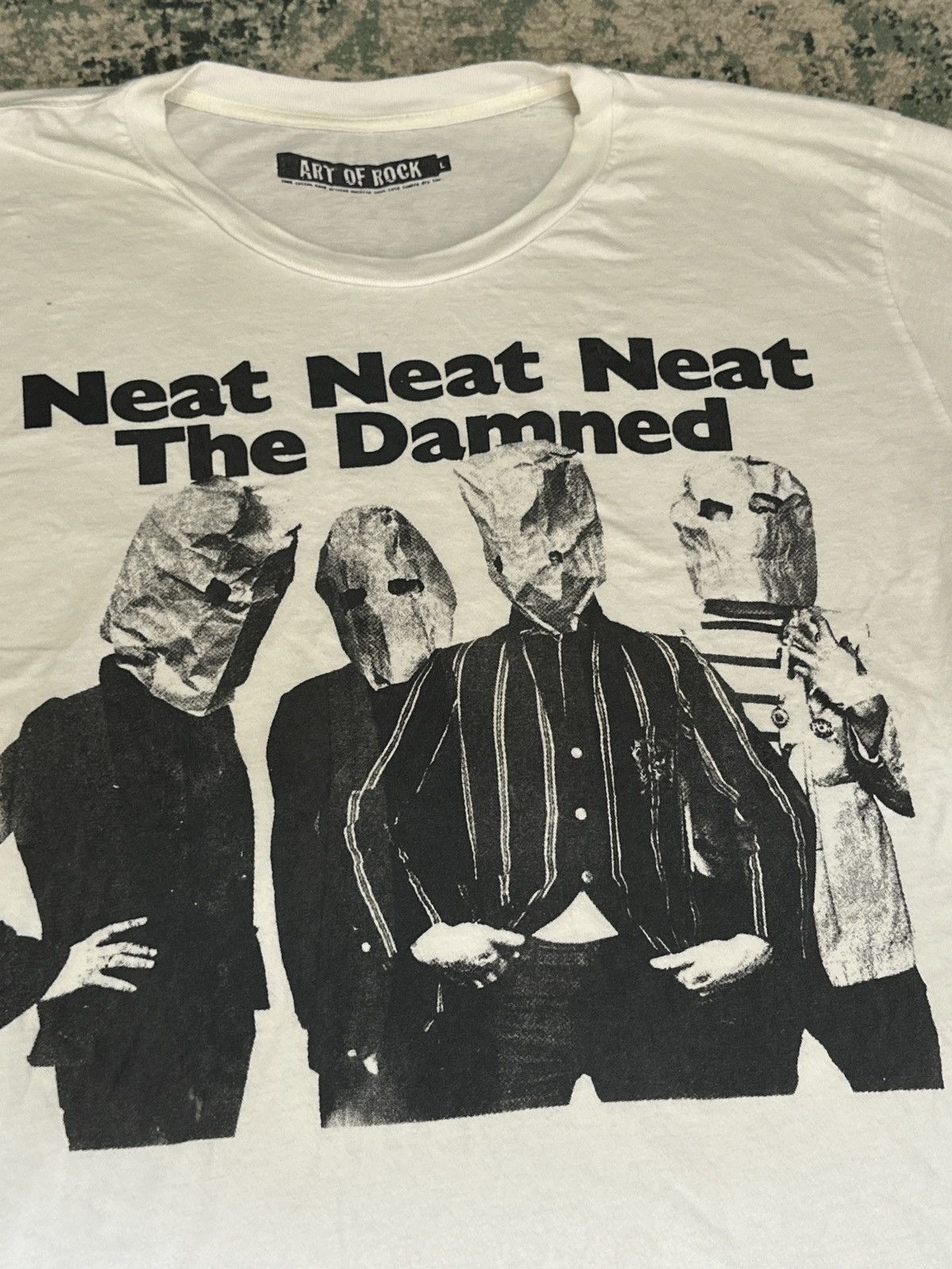 Band Tees The Damned Neat Neat Punk Band Tee (Art of Rock) Size US L / EU 52-54 / 3 - 4 Thumbnail