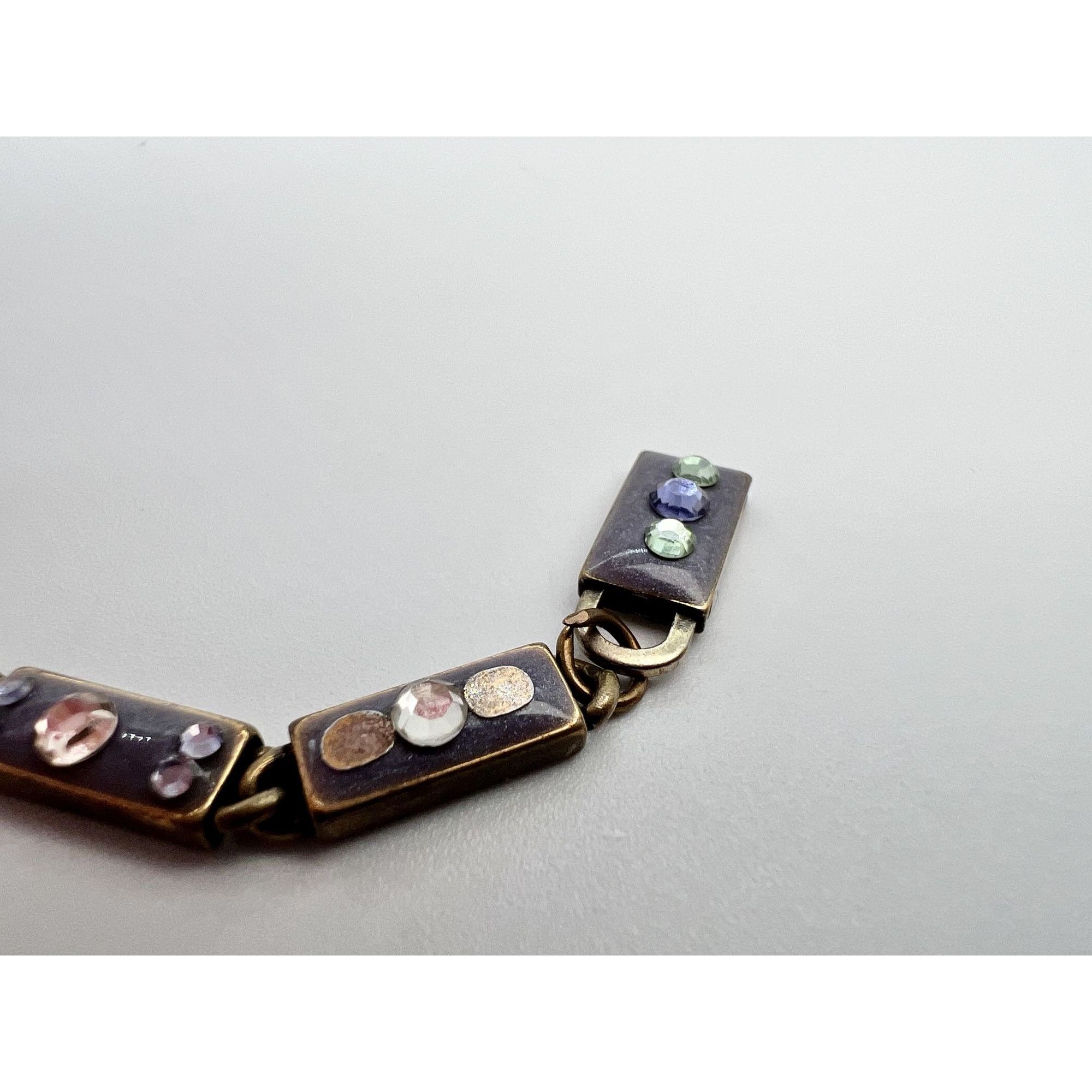 Designer VTG Anne Koplik Designs Art Deco Inspired Flat Back Rhinesto Size ONE SIZE - 9 Thumbnail
