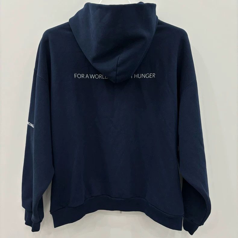 Balenciaga Balenciaga Monogrammed printed hooded zip fitted jacket 250 Size US M / EU 48-50 / 2 - 2 Thumbnail