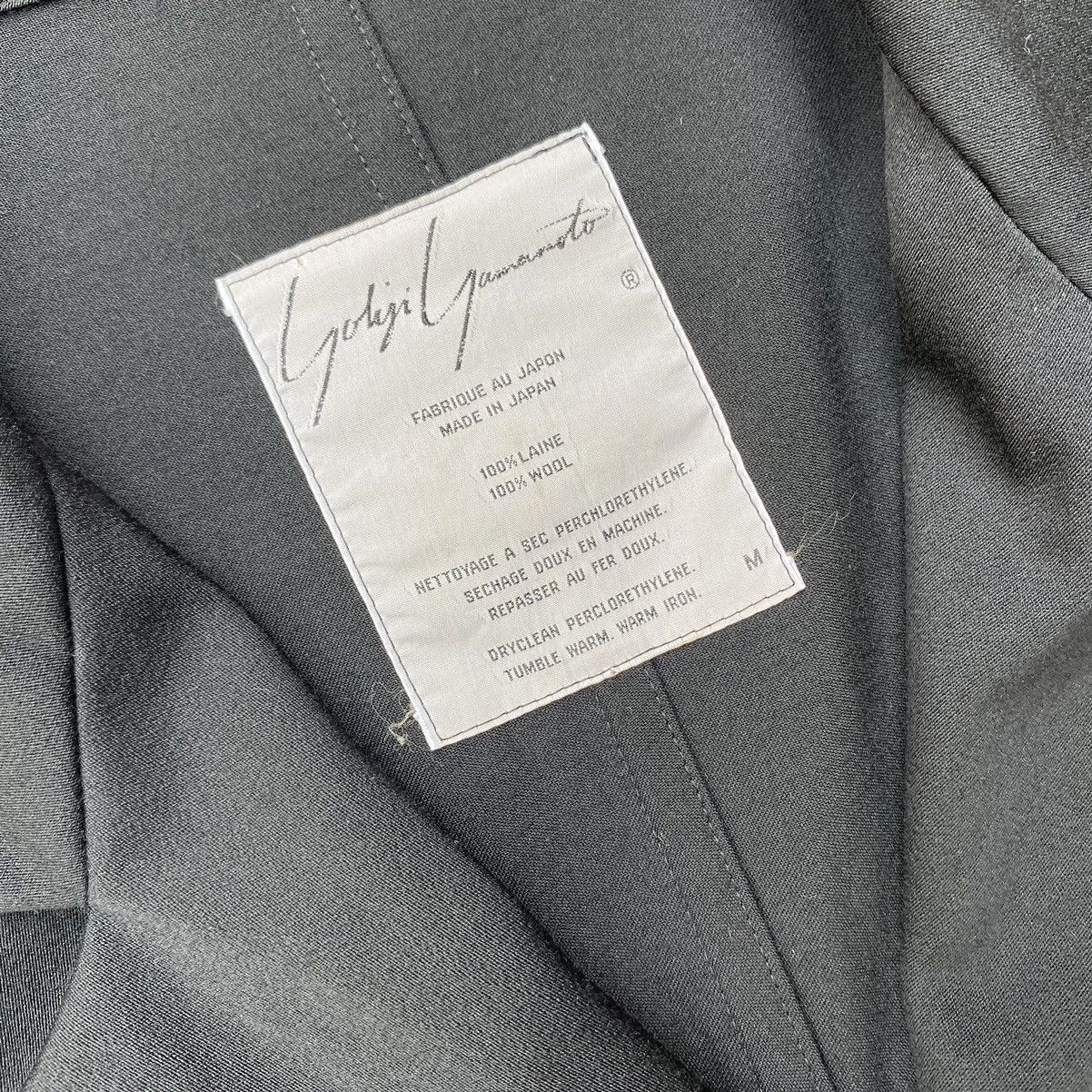 Vintage × Yohji Yamamoto Vintage 80’s Yohji Yamamoto “Carwash” Blazer Size M / US 6-8 / IT 42-44 - 6 Thumbnail