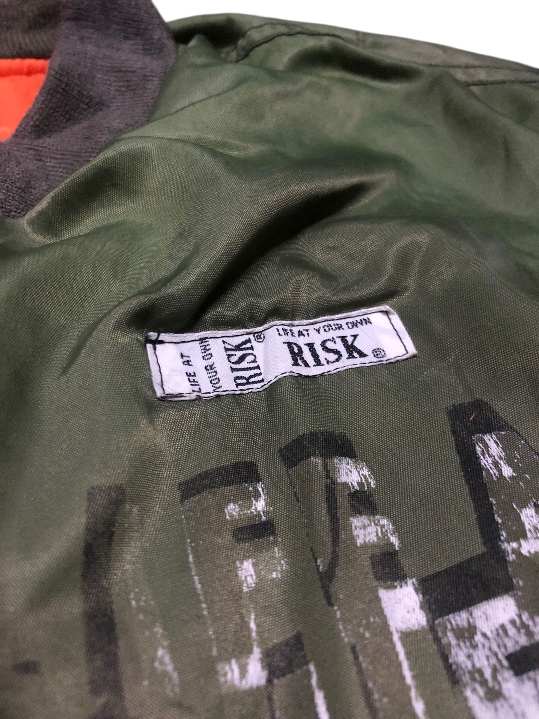 A.F.F.A. × Undercover 🔥RISK Custom MA-1 Flight Jacket AFFA Hiroshi Fujiwara Size US L / EU 52-54 / 3 - 10 Thumbnail