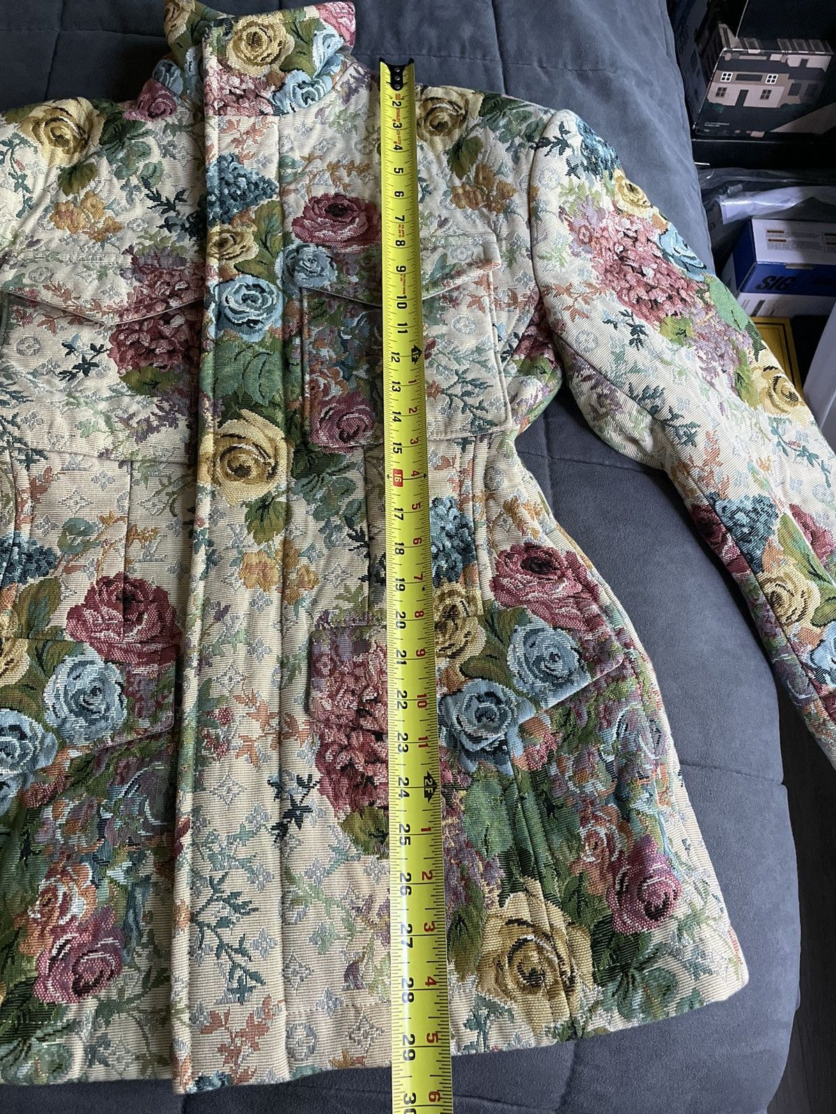 Louis Vuitton Louis Vuitton Floral Monogram Military Field Jacket Size US S / EU 44-46 / 1 - 8 Thumbnail