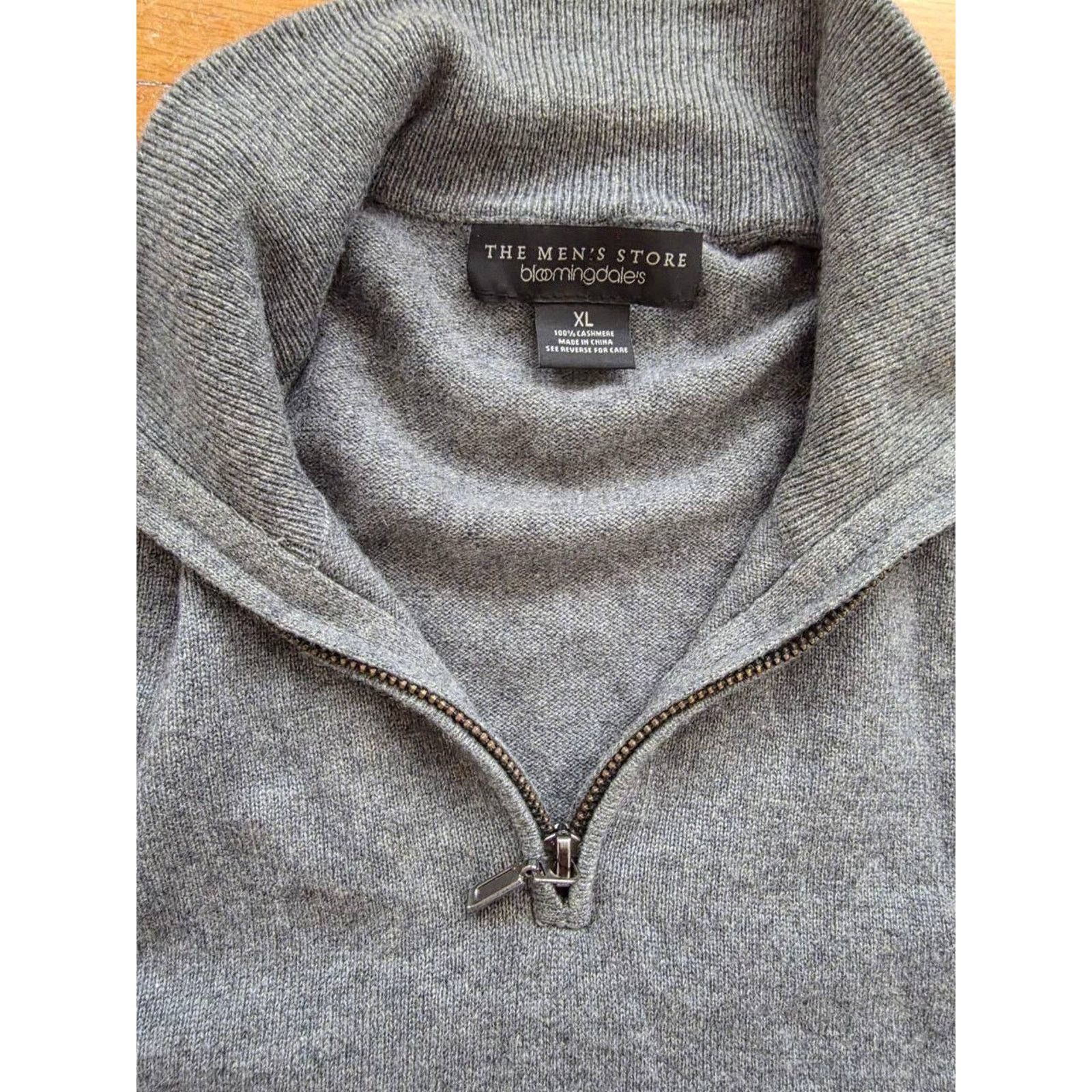 & Other Stories BLOOMINDALES Sweater Mens Cashmere 1/4 Zip Pullover A001656 Size US XL / EU 56 / 4 - 6 Thumbnail