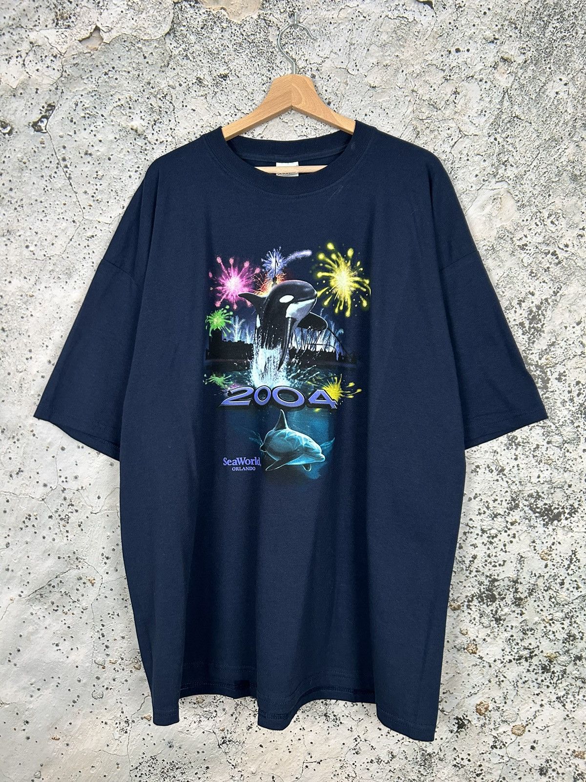 Vintage Vintage Sea World Orlando 2004 Animal Graphic Tee Retro Size US XXL / EU 58 / 5 - 1 Thumbnail