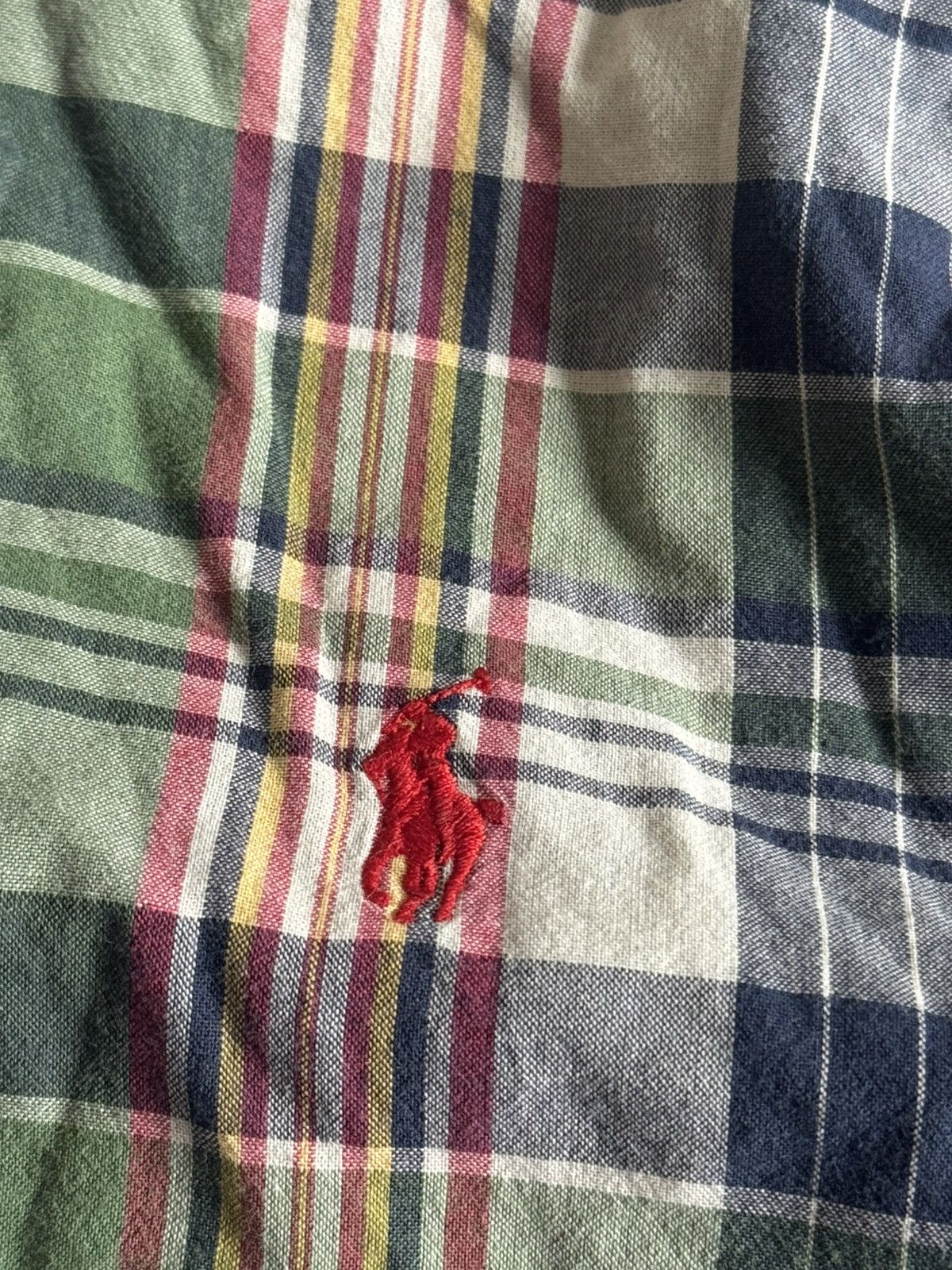 Polo Ralph Lauren Polo Ralph Lauren M chekered button up flannel over shirt Size US M / EU 48-50 / 2 - 6 Thumbnail