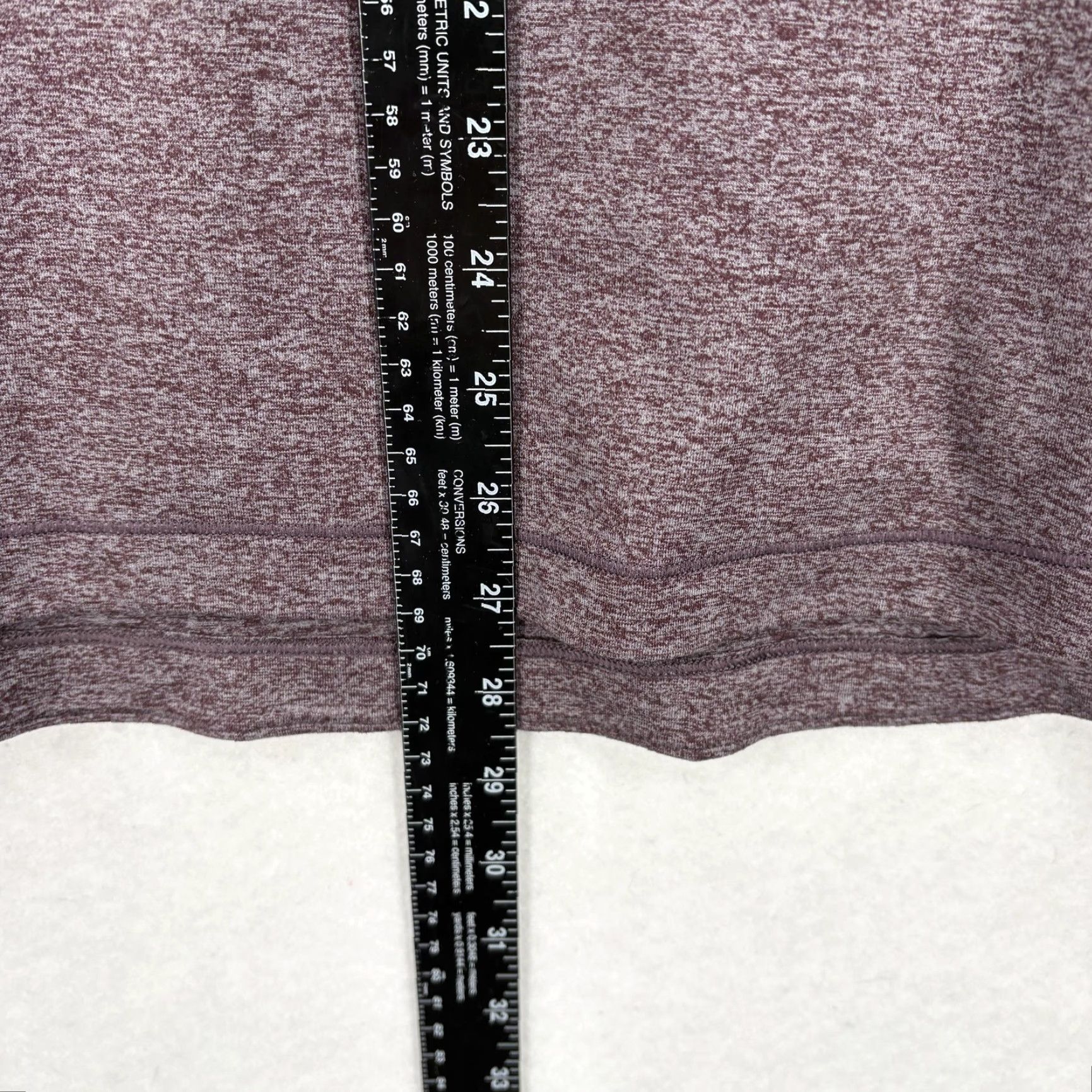 Athleta Athleta Hoodie Sweatshirt Womens Large Purple Heather Cowl Neck Gym Yoga Uptempo Size L / US 10 / IT 46 - 7 Thumbnail