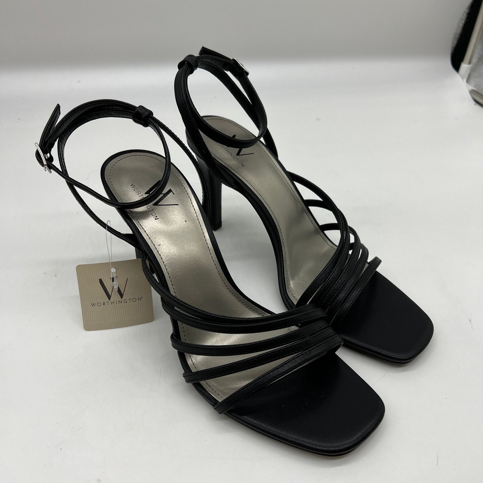 Other Worthington Women Shoes Estero Black Heeled Sandals Size 10M Size US 10 / IT 40 - 2 Thumbnail