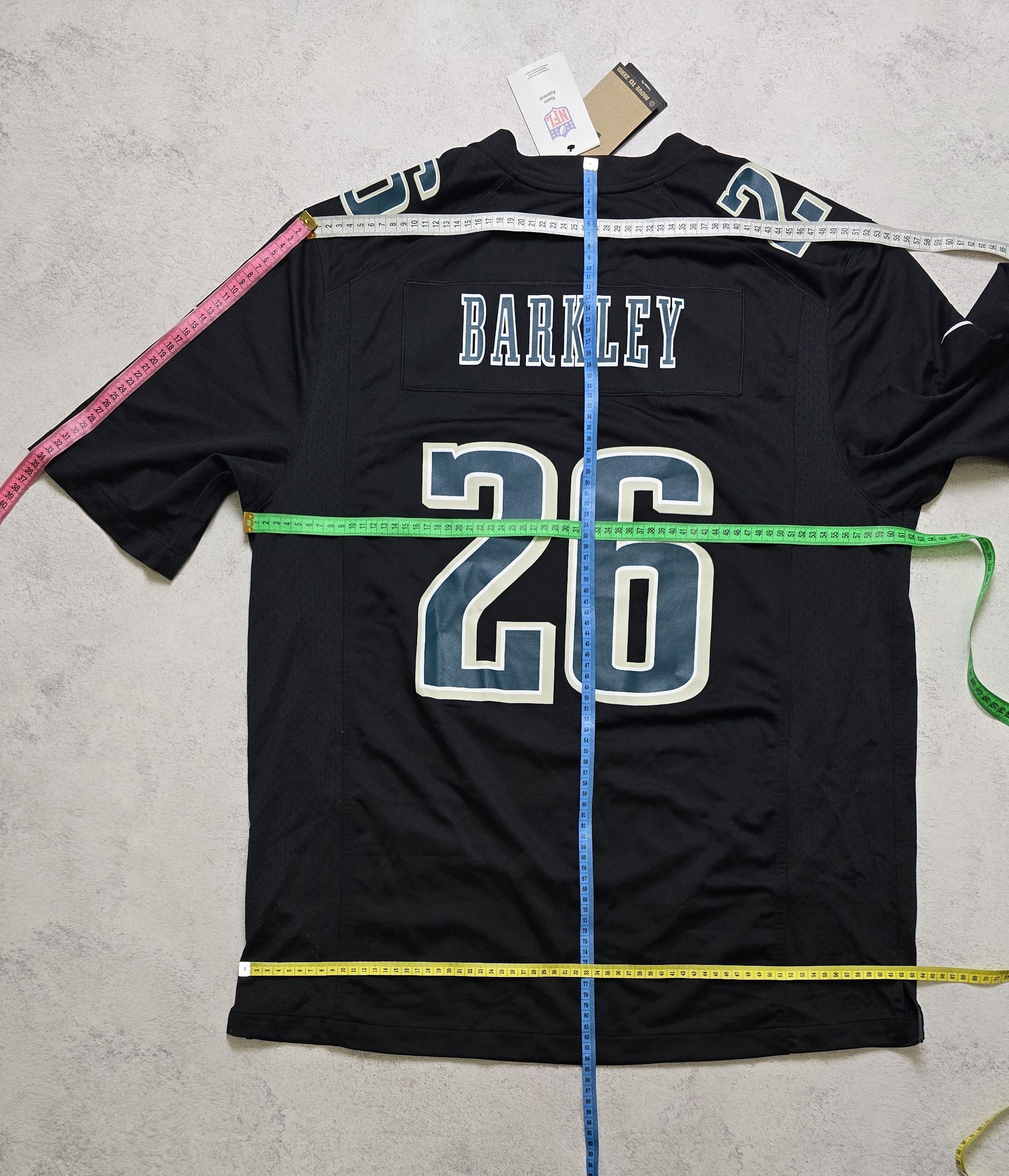 Nike Saquon Barkley Philadelphia Eagles NFL Game Fashion Jersey Size US XL / EU 56 / 4 - 4 Thumbnail