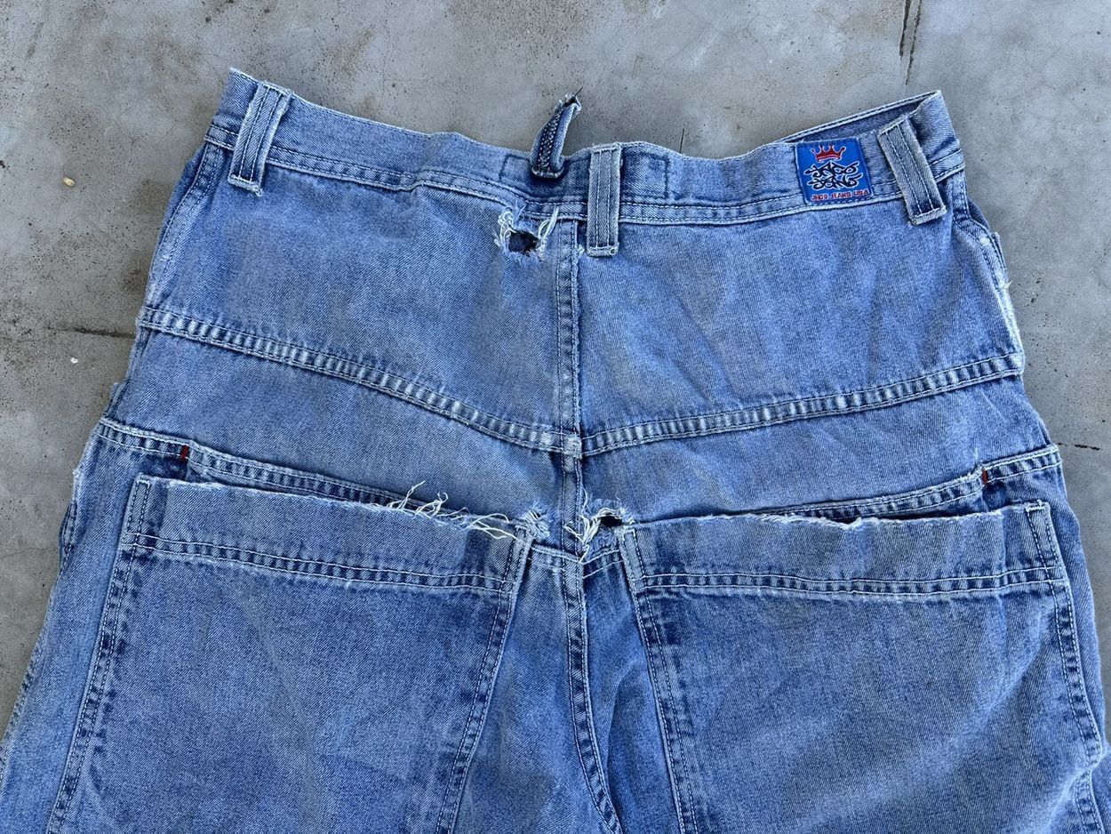 JNCO × Vintage Vintage JNCO Jeans 2x Baggy Wide-Leg Y2K Skater Denim (34W) Size US 34 / EU 50 - 3 Thumbnail