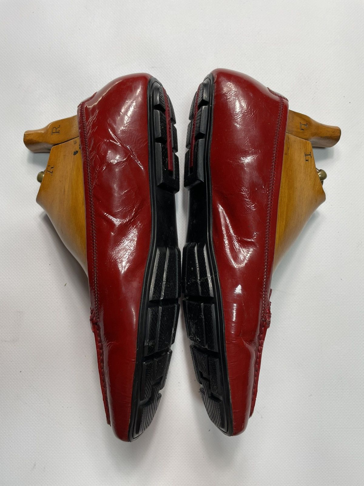 Prada Prada Vtg Y2K Archive Ballerina Flat Leather EU 40 Size US 10 / IT 40 - 4 Thumbnail