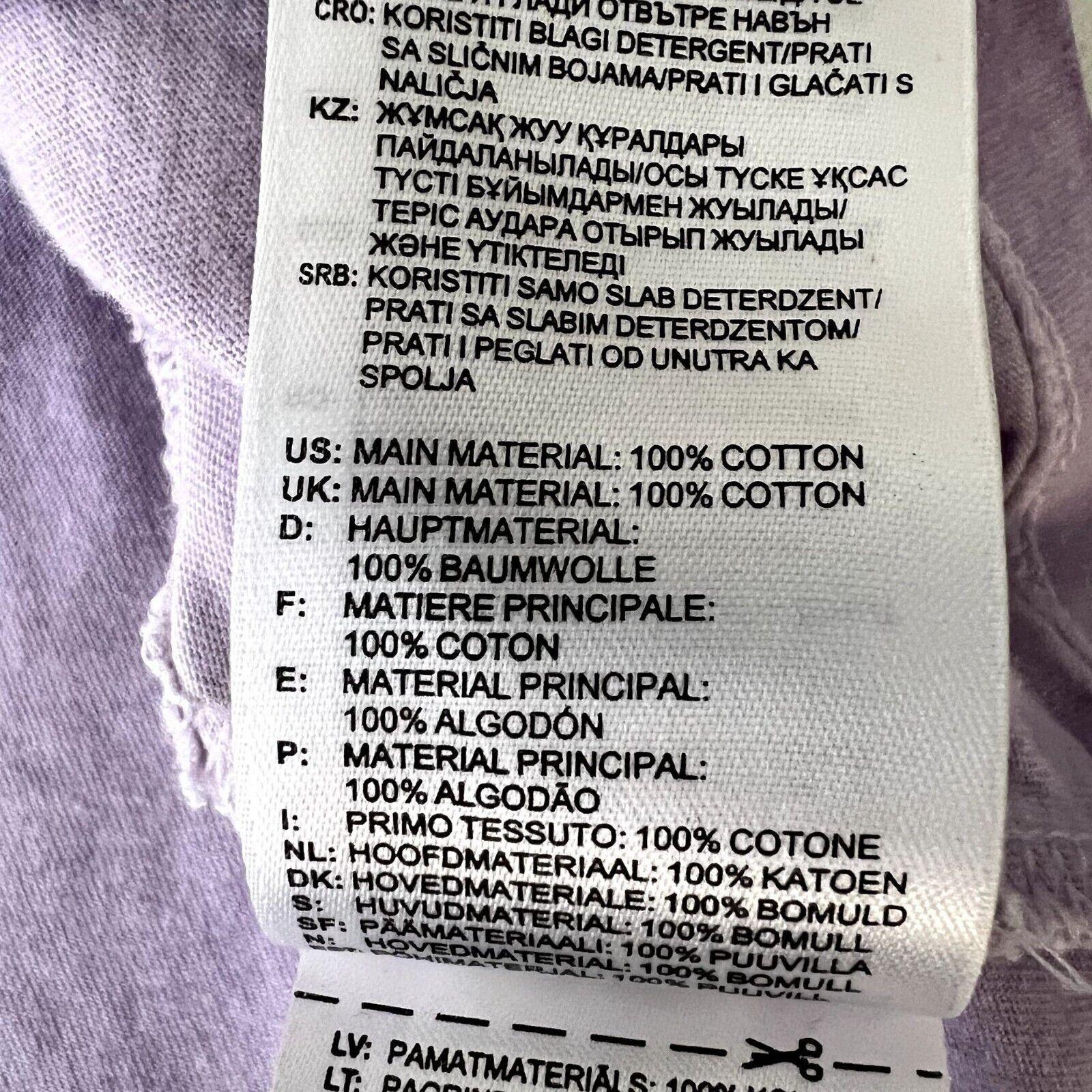 Adidas Adidas Purple Logo Cropped Short Sleeve Tee Size M / US 6-8 / IT 42-44 - 8 Thumbnail