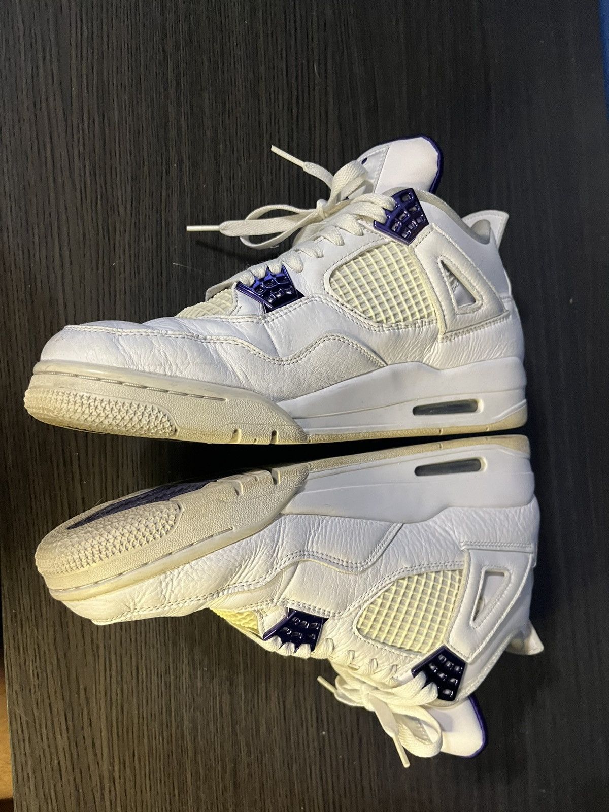 Jordan Brand Jordan 4 “Metallic Purple” Size US 10.5 / EU 43-44 - 3 Thumbnail
