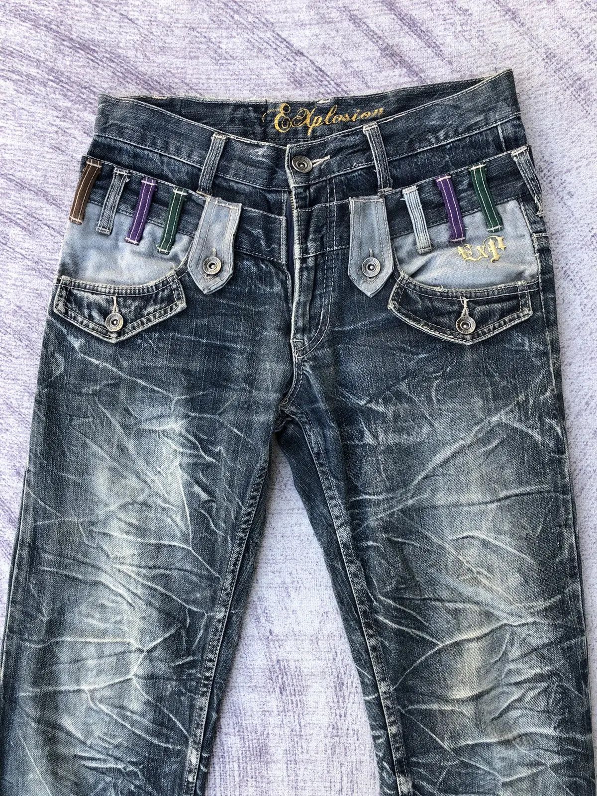 Jean × Vintage Vintage Clothing Double Waist Jeans/Denim Size US 29 - 2 Thumbnail