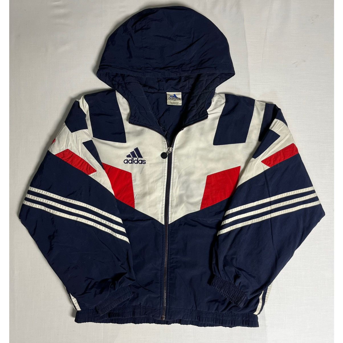 Adidas Adidas Hooded Padded Winter Jacket Size US XXL / EU 58 / 5 - 1 Thumbnail