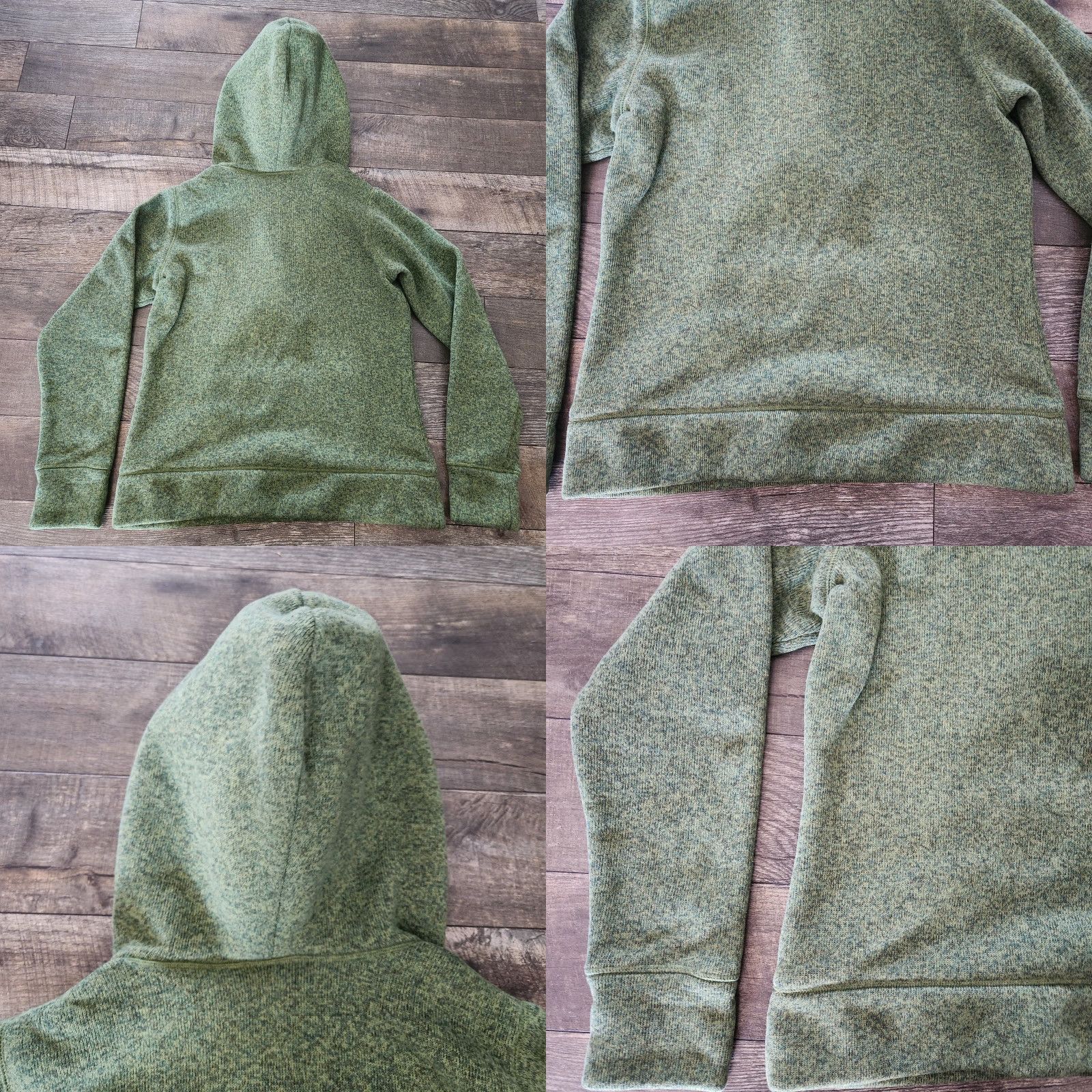 Nike ACG VINTAGE? Nike ACG Sherpa Hoodie Sweatshirt Pullover L Green Womens Shawl Fleece Pockets Easy Care Size L / US 10 / IT 46 - 8 Thumbnail