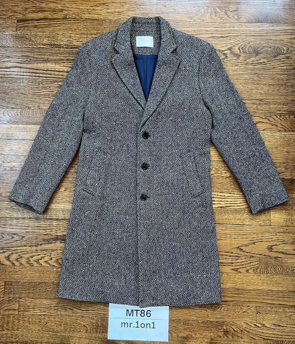 Aime Leon Dore Aime Leon Dore Donegal Tweed Coat FW18 Size US S / EU 44-46 / 1 - 2 Thumbnail
