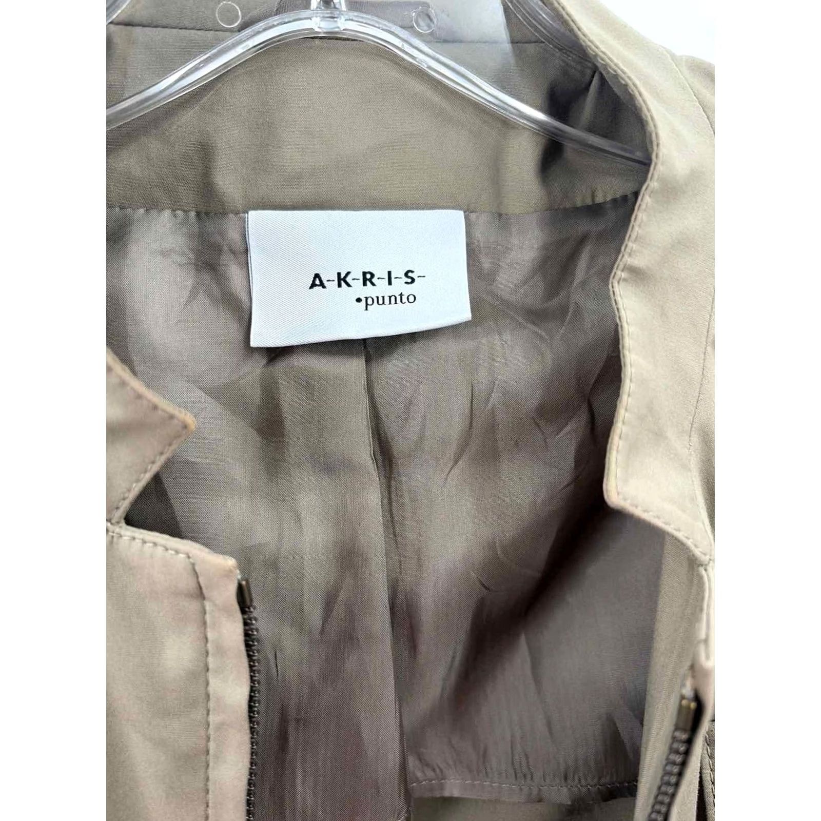 Vintage Akris Punto Blazer Green Size 10 Regular Womens Size L / US 10 / IT 46 - 3 Thumbnail