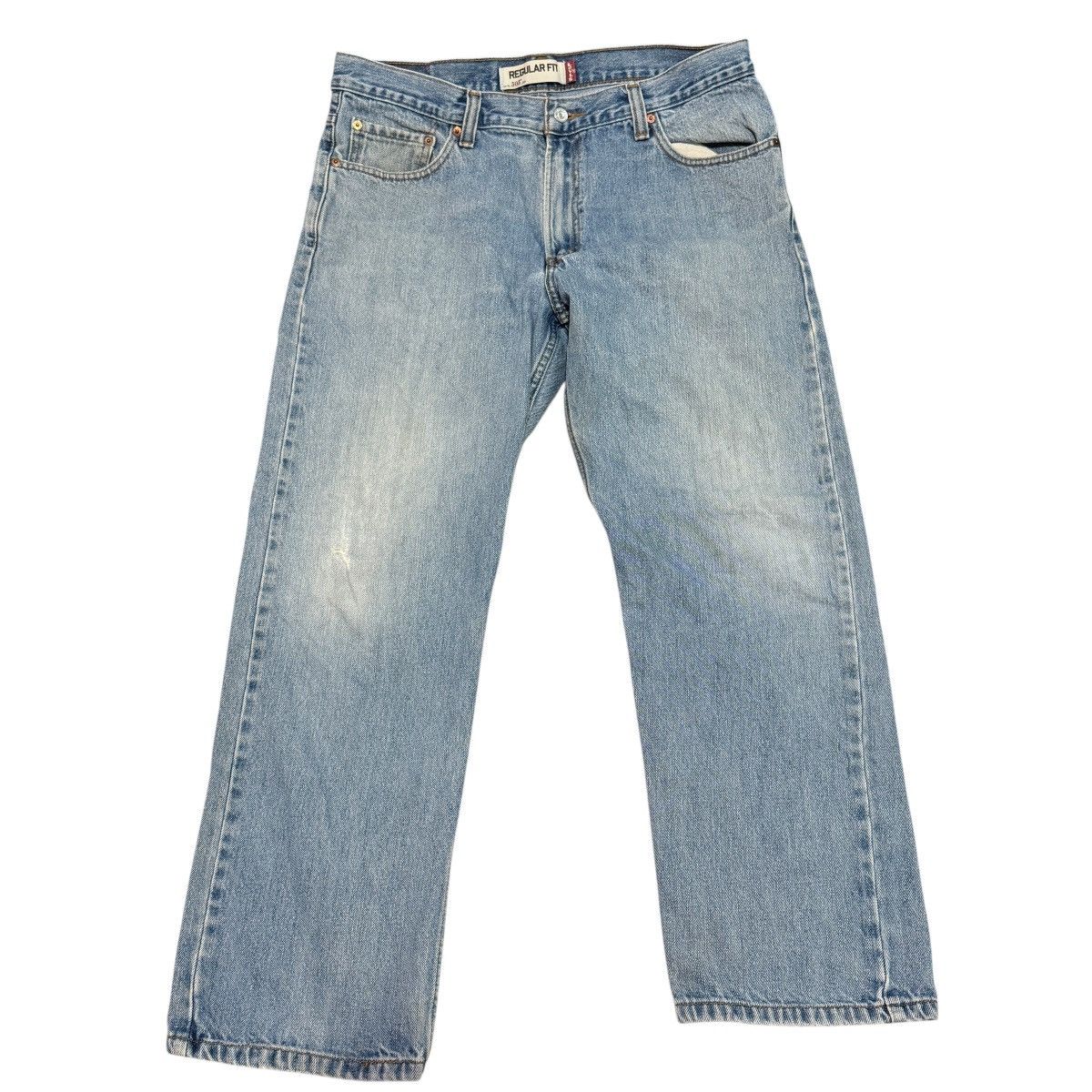 Levi's Levi’s 505 Regular Fit Jeans Light Wash Y2K 36x29 Size US 36 / EU 52 - 1 Thumbnail