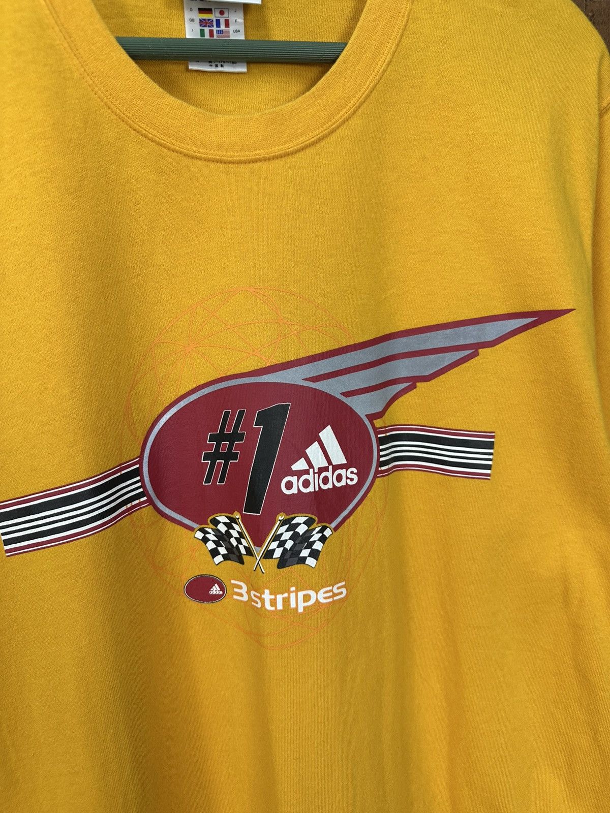 Adidas Vintage Adidas Equipment Champion Honda Tshirt A968 Size US L / EU 52-54 / 3 - 2 Thumbnail