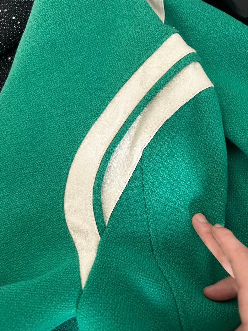 Saint Laurent Paris Saint Laurent Paris 2017 SS Green Teddy Jacket 2505-Nextarr Size US XS / EU 42 / 0 - 2 Thumbnail