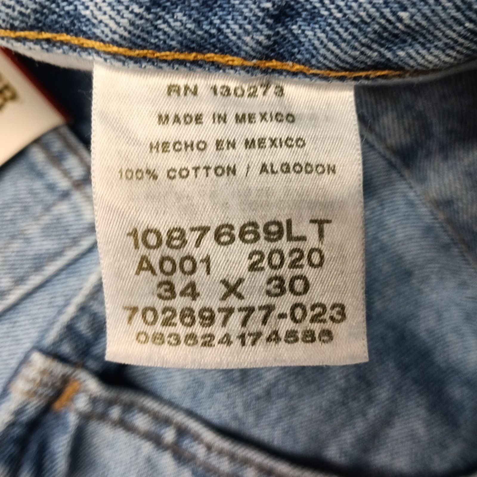 Wrangler Wrangler Relaxed Jeans Men's Size 34x30 Blue Heavyweight Size US 34 / EU 50 - 5 Thumbnail