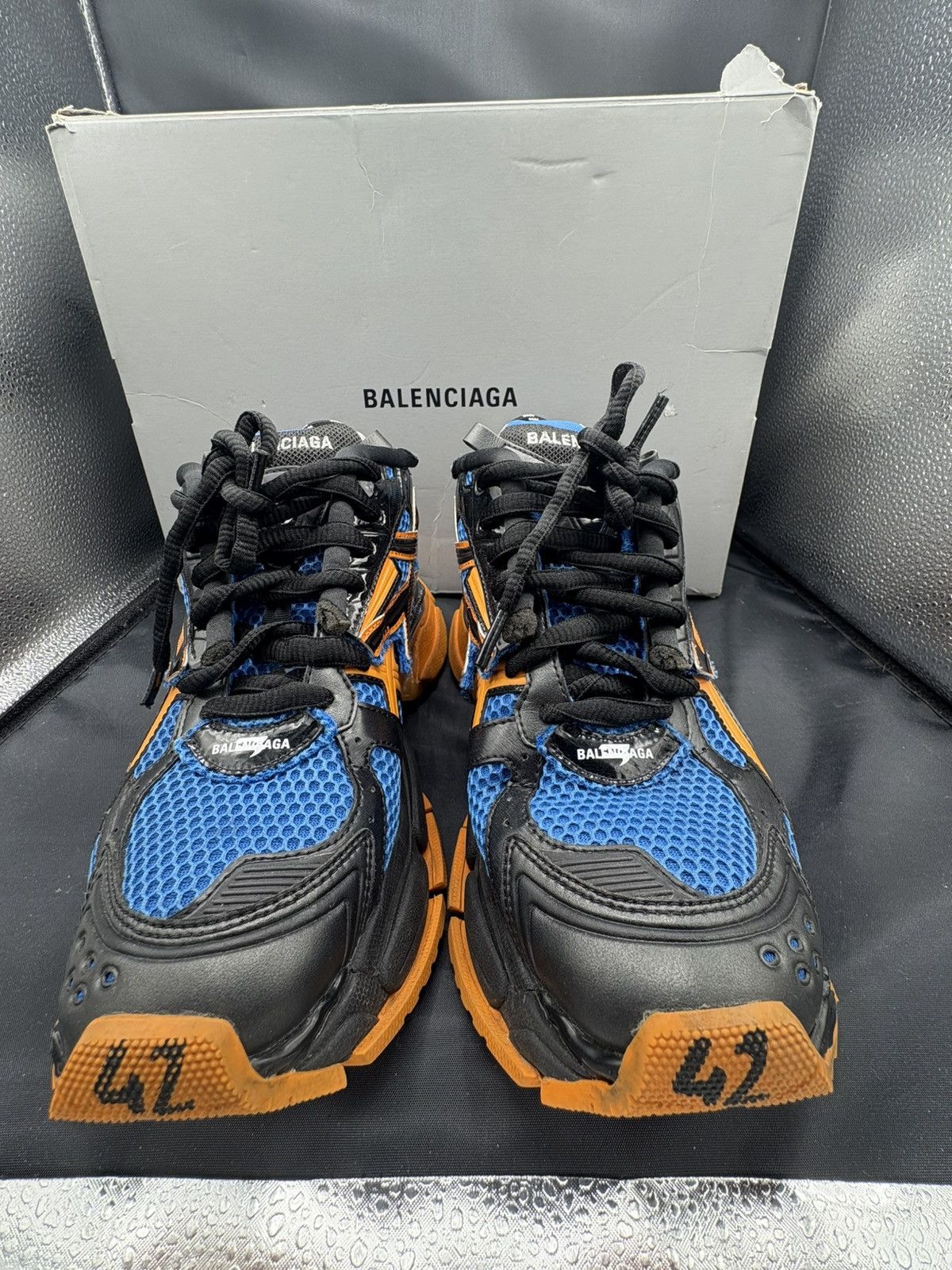 Balenciaga Balenciaga Runner Blue Orange Black Size US 9 / EU 42 - 5 Thumbnail