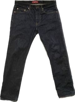 Supreme Jacquard Denim 5-Pocket Jeans Size 31, Apparel in patterned/brown