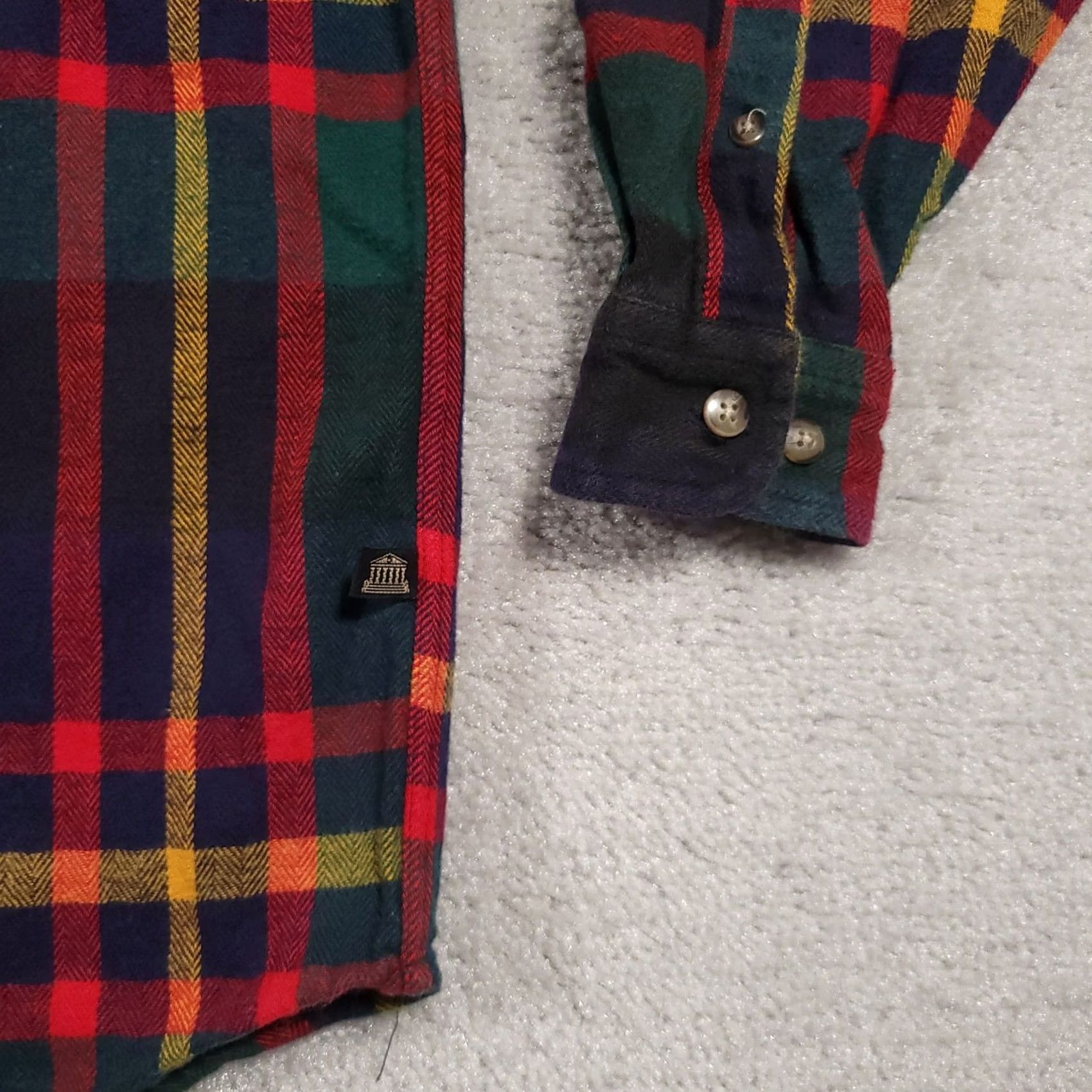 Vintage VINTAGE Structure Shirt Mens Medium Plaid Flannel Button Down 90s Size US M / EU 48-50 / 2 - 5 Thumbnail