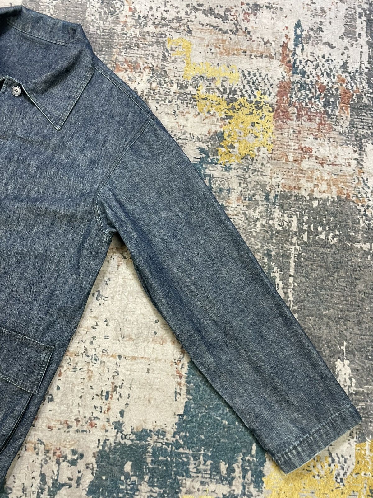 Vintage Vintage Denim Workwear Chore Jacket Size US M / EU 48-50 / 2 - 5 Thumbnail
