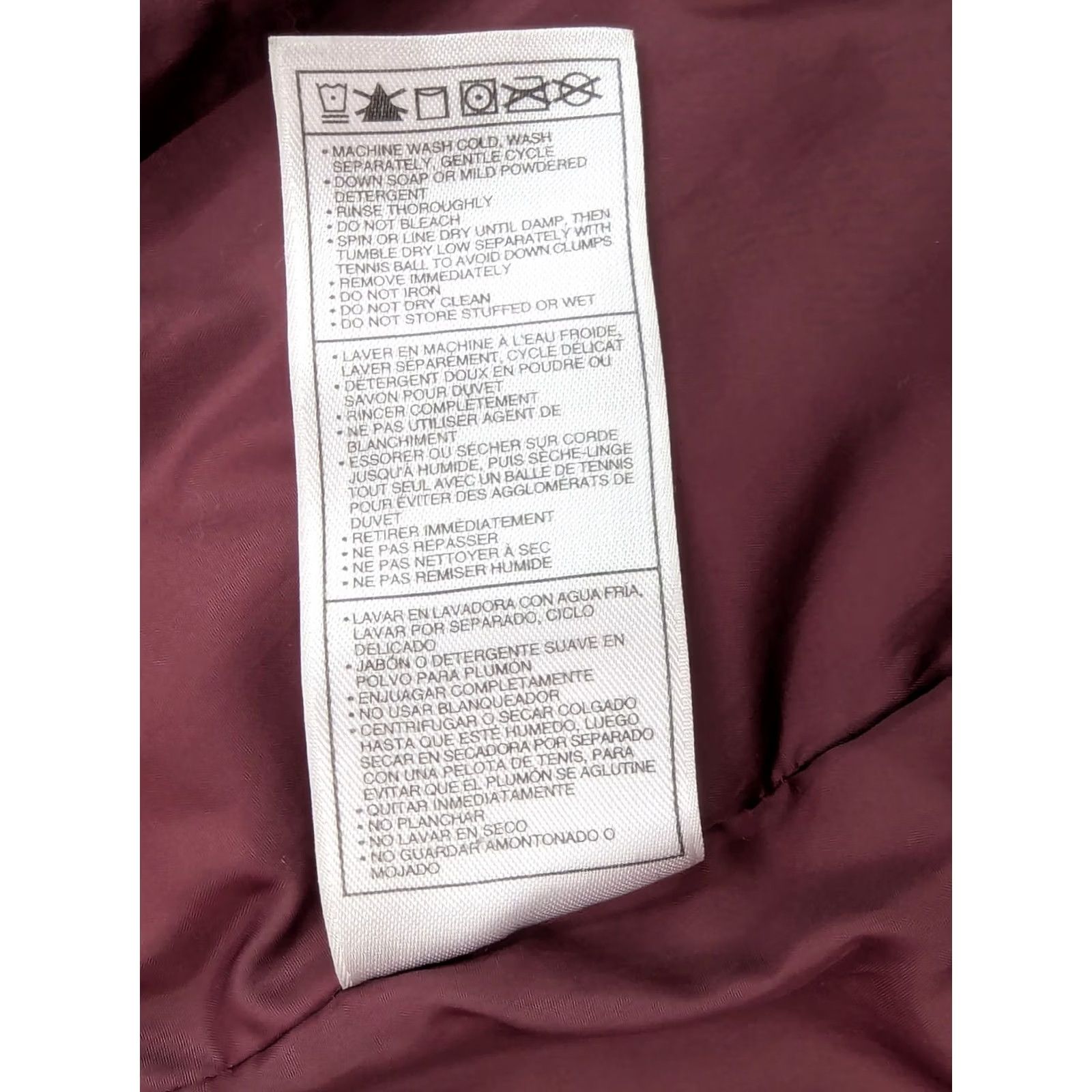 Nike Nike ACG Puffer Jacket Women L Wine Maroon Zip Outer Layer Size L / US 10 / IT 46 - 7 Thumbnail