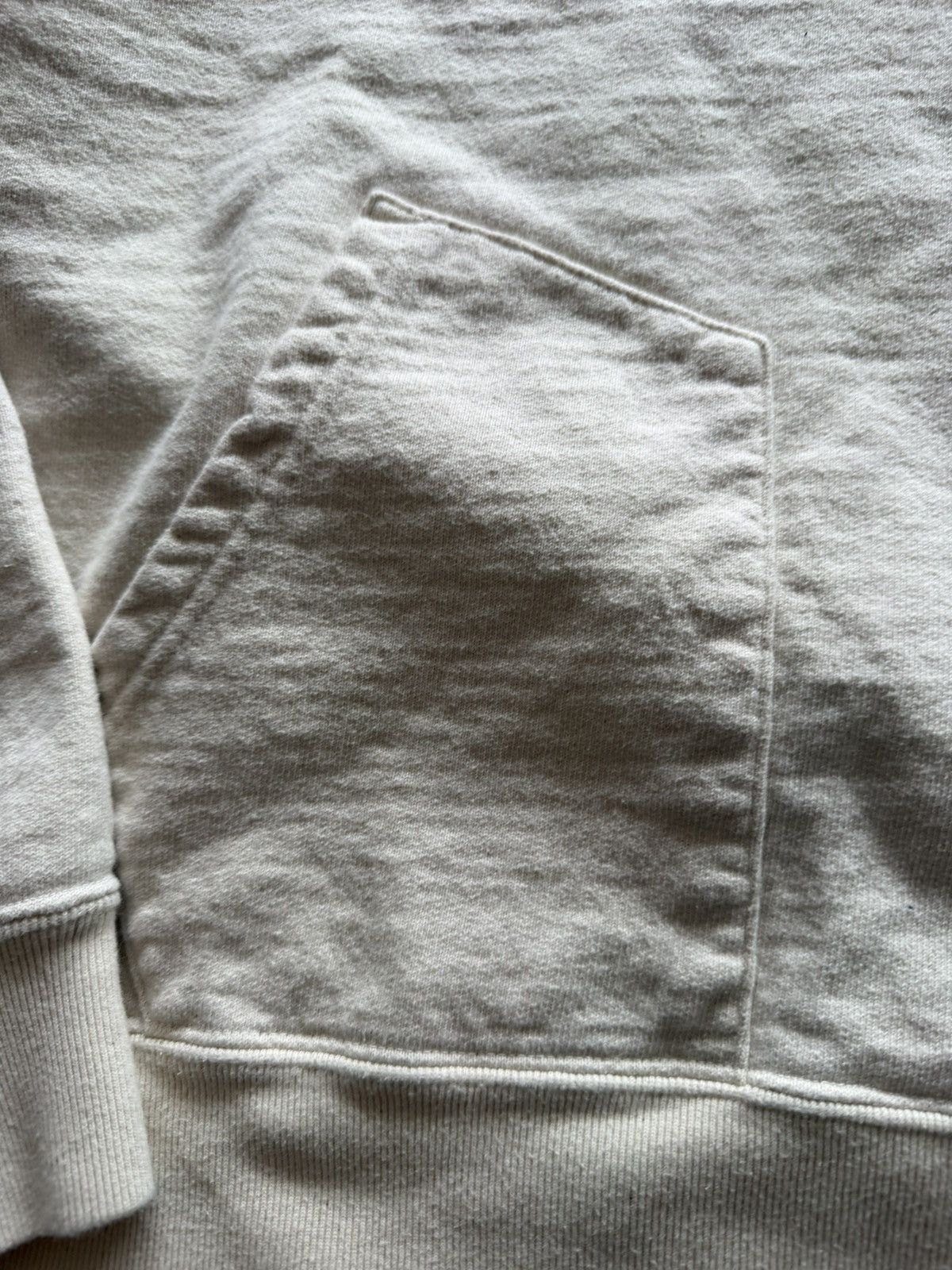 Big John MTE009(66) [U.S.N.A] loopwheeled AFTER HOODIE NATURAL Size US XL / EU 56 / 4 - 5 Thumbnail