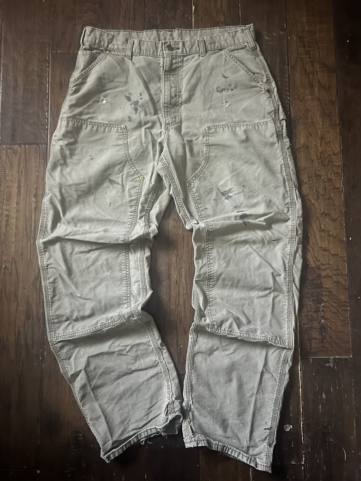 Carhartt × Vintage Vintage Carhartt double knees Size US 34 / EU 50 - 1 Thumbnail