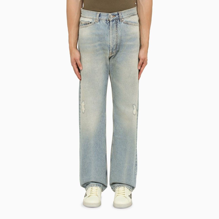 image of Palm Angels O1D2Blof0524 Denim Jeans In Light Blue, Men's (Size 31)