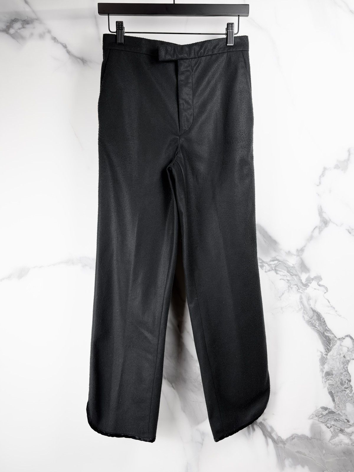 Raf Simons AW97 Raf Simons Side Striped Piped Fleece Pants Trousers Size US 28 / EU 44 - 1 Thumbnail