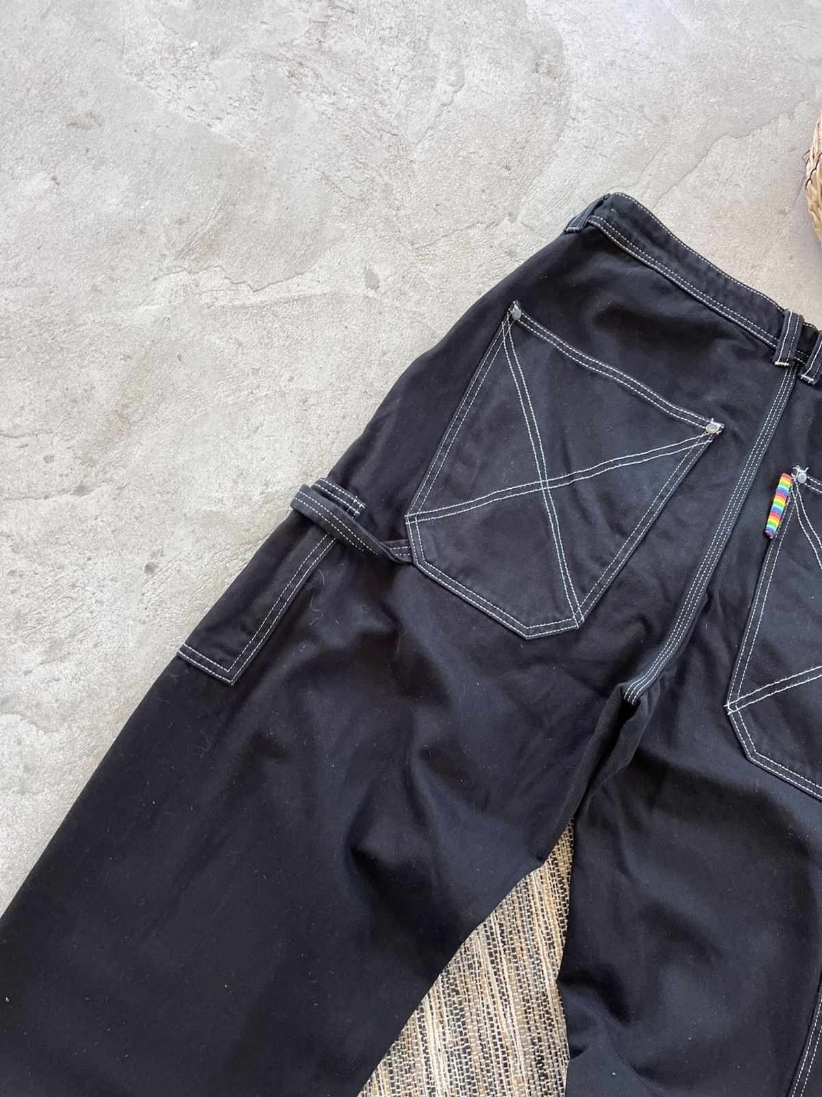 Carhartt Vintage Homeboy Loud Couture Black Baggy Denim Jeans 34x34 Size US 34 / EU 50 - 17 Thumbnail