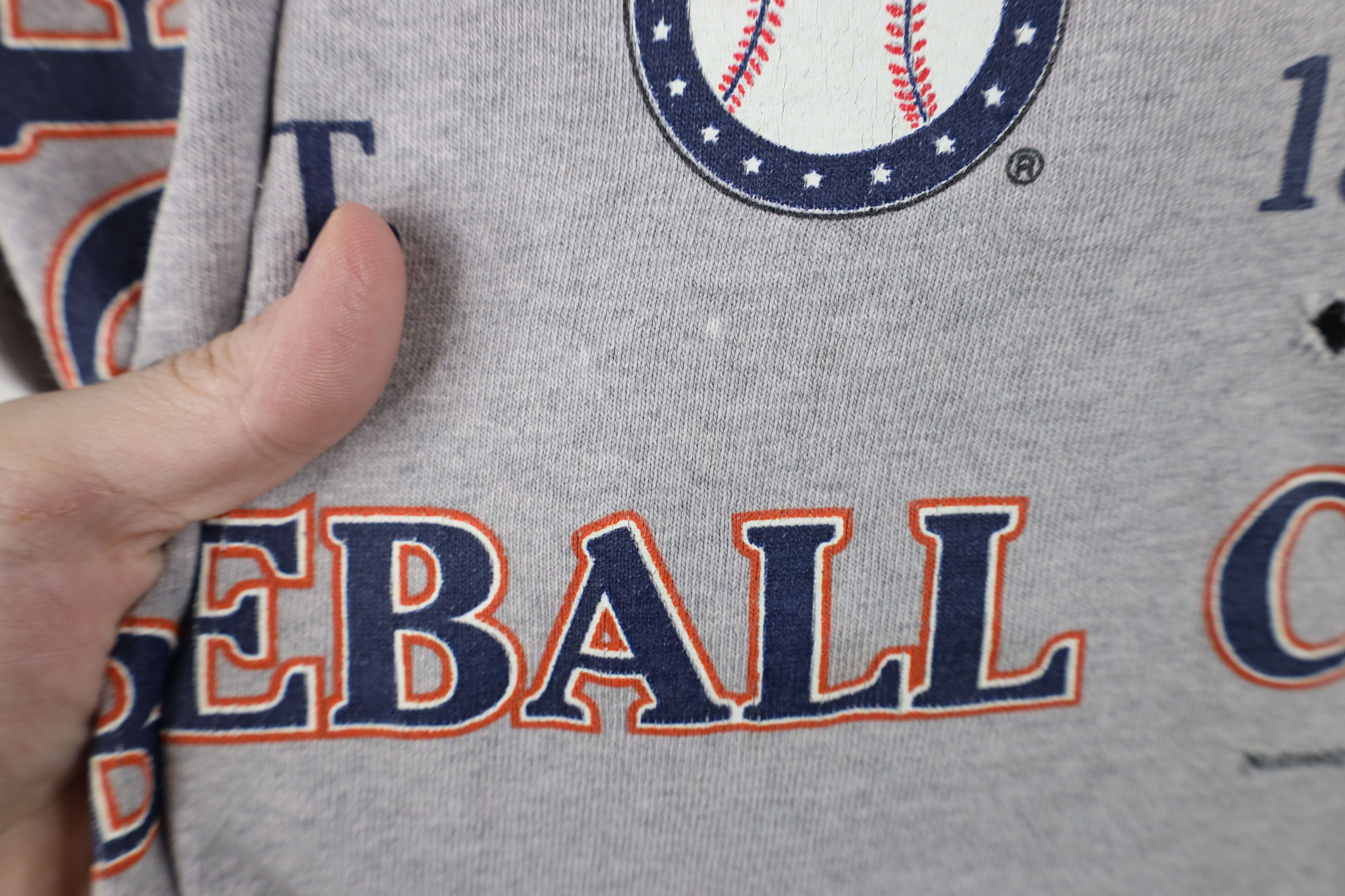 Vintage Vintage 90s Spell Out Detroit Tigers Baseball T-Shirt USA Size US L / EU 52-54 / 3 - 6 Thumbnail