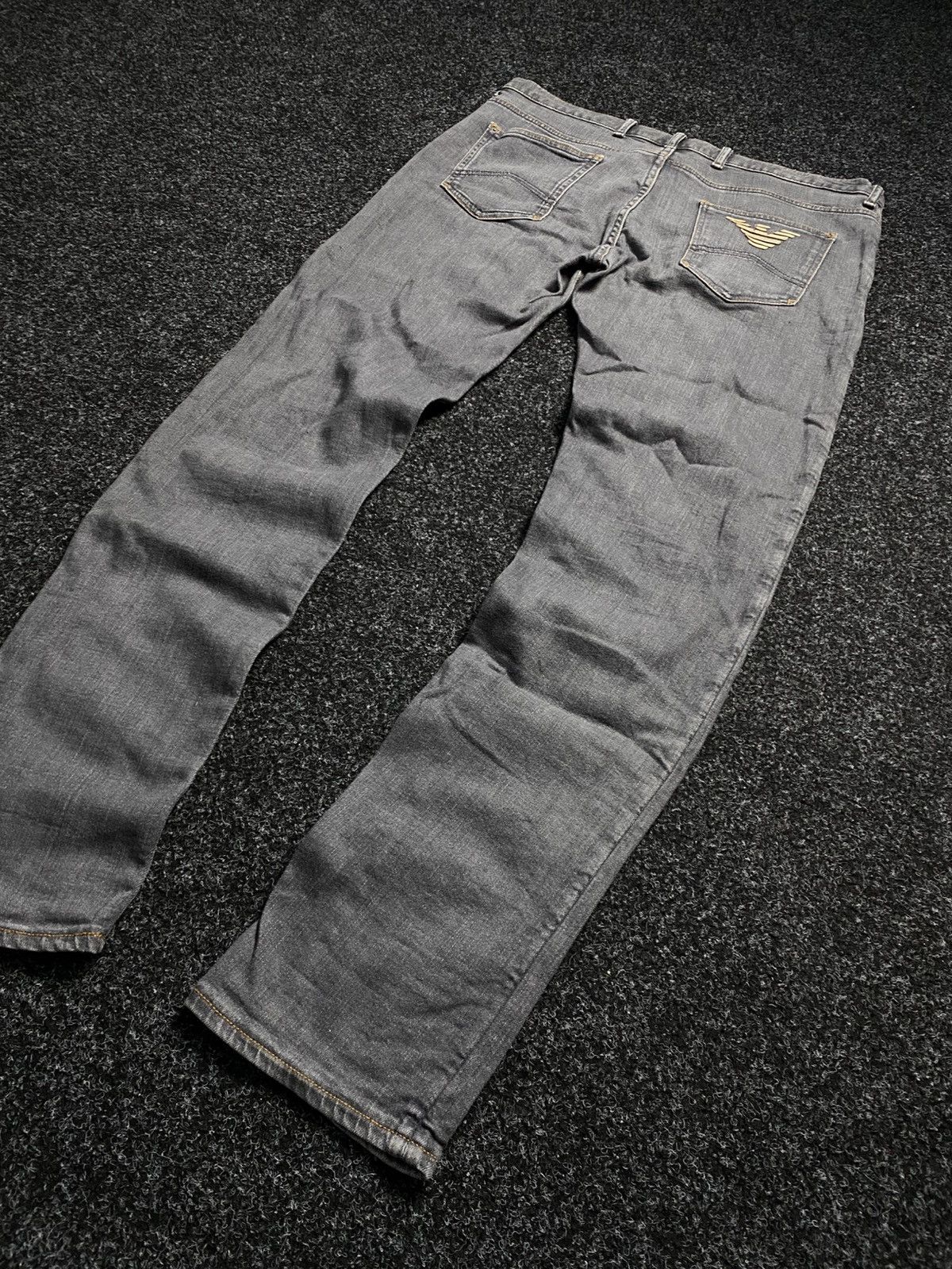 Armani × Vintage Vintage 90s Armani Jeans Baggy Pocket Logo Size US 34 / EU 50 - 10 Thumbnail