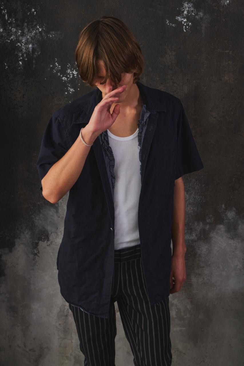 Comme des Garcons 1999 COMME DES GARCONS Reversible Textured Panel S/S Shirt Size US M / EU 48-50 / 2 - 6 Thumbnail
