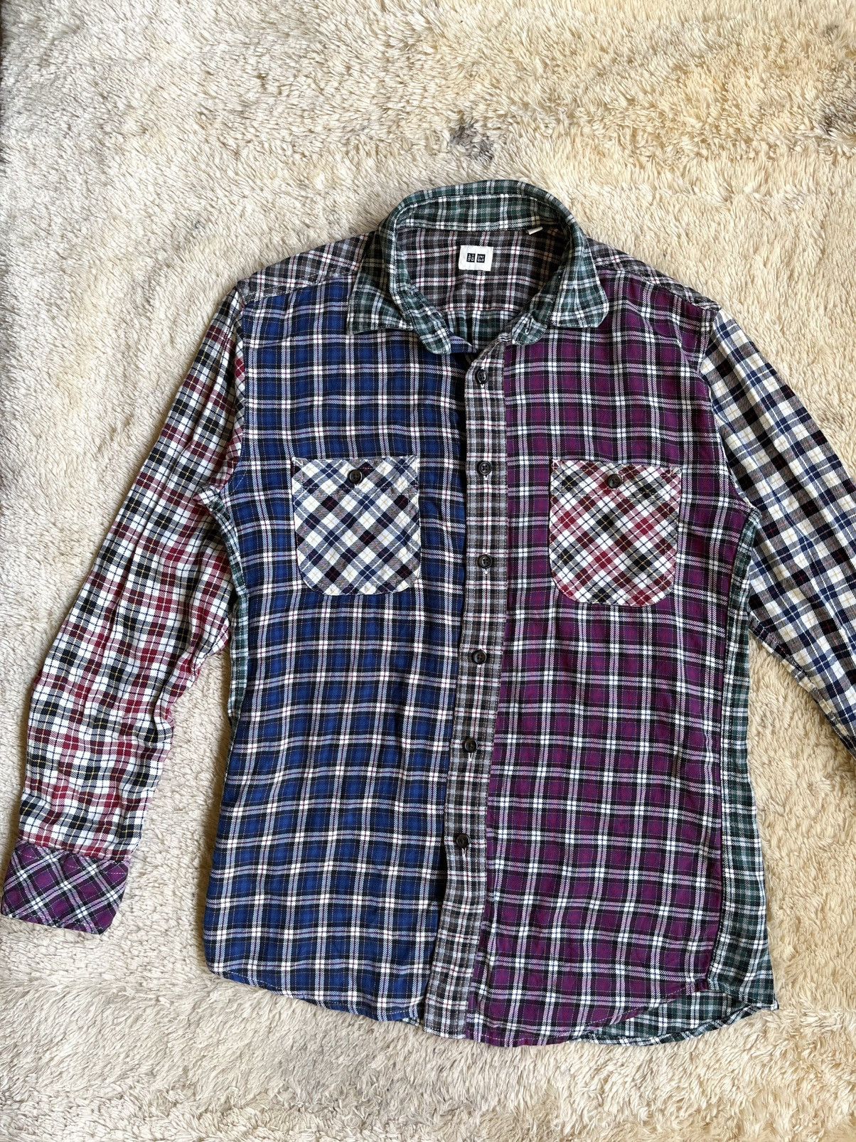Uniqlo Uniqlo Flannel Multicolor Shirt Size S / US 4 / IT 40 - 2 Thumbnail