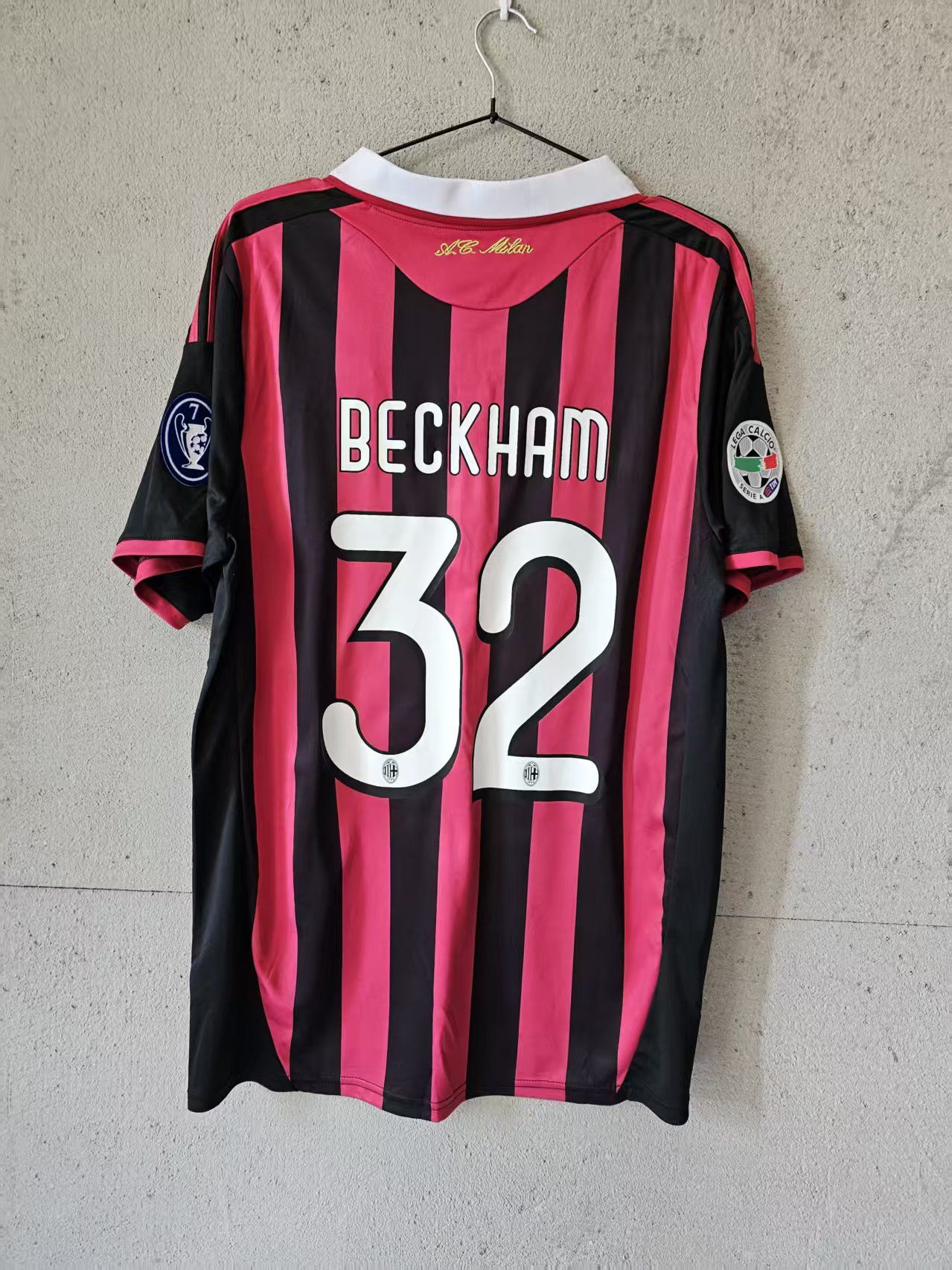 2009 AC Milan #23 David Beckham Jersey Home