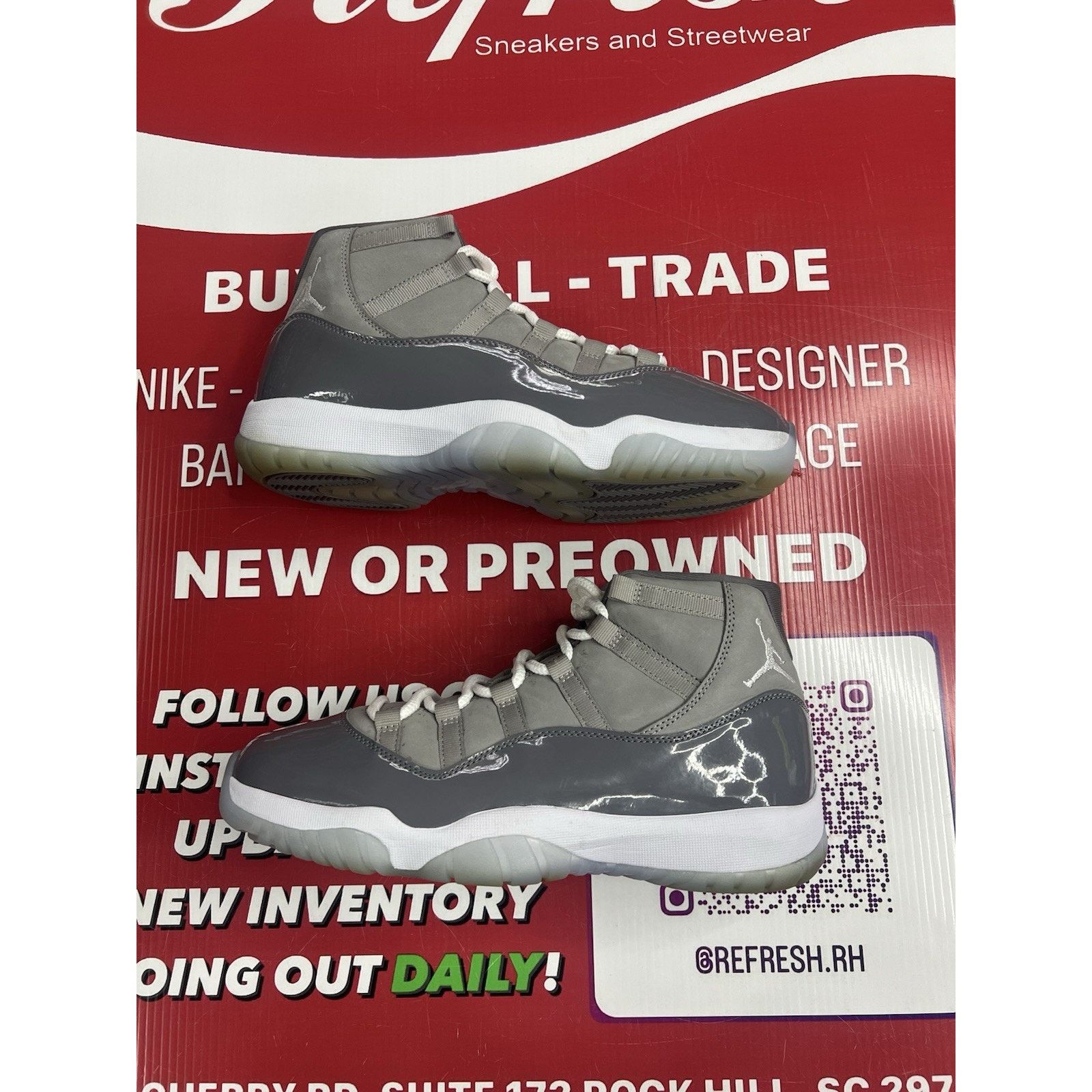 Jordan Brand Air Jordan 11 Cool Grey Size 10.5 CT8012-005 Size US 10.5 / EU 43-44 - 2 Thumbnail
