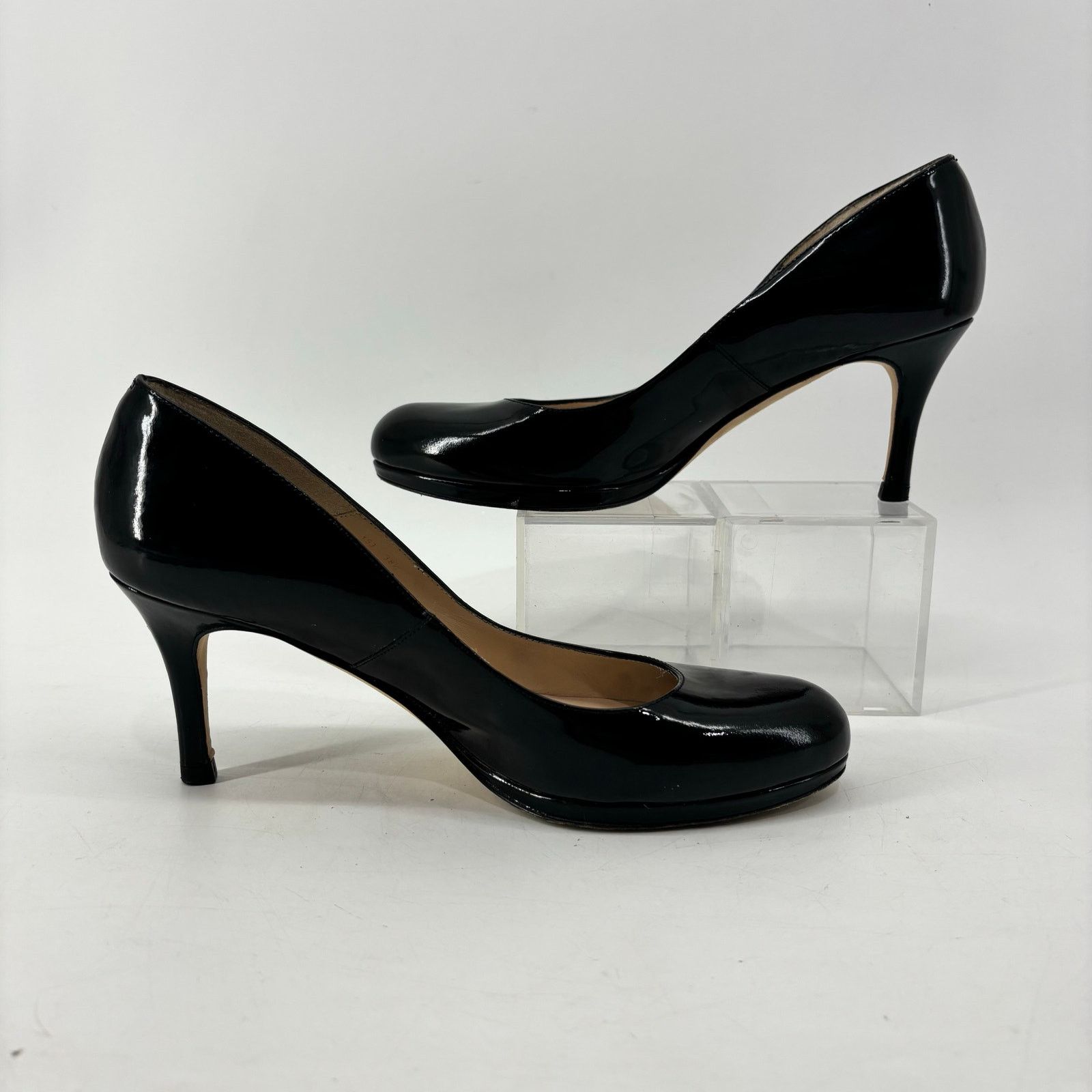 LK Bennett L.K. Bennett Women's Size 38.5 US 8.5 Black Patent Leather Size US 8.5 / IT 38.5 - 6 Thumbnail