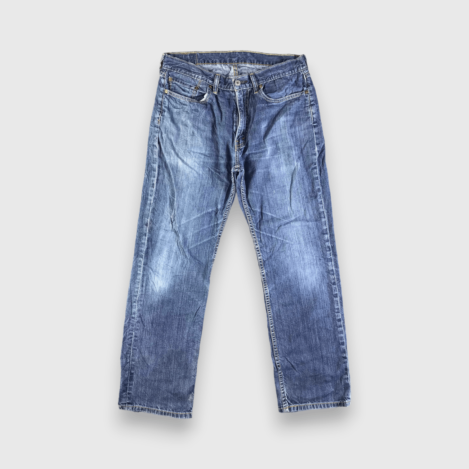Levi's Vintage Blue Wash Levis 514 Jeans-J4095 Size US 33 - 1 Thumbnail