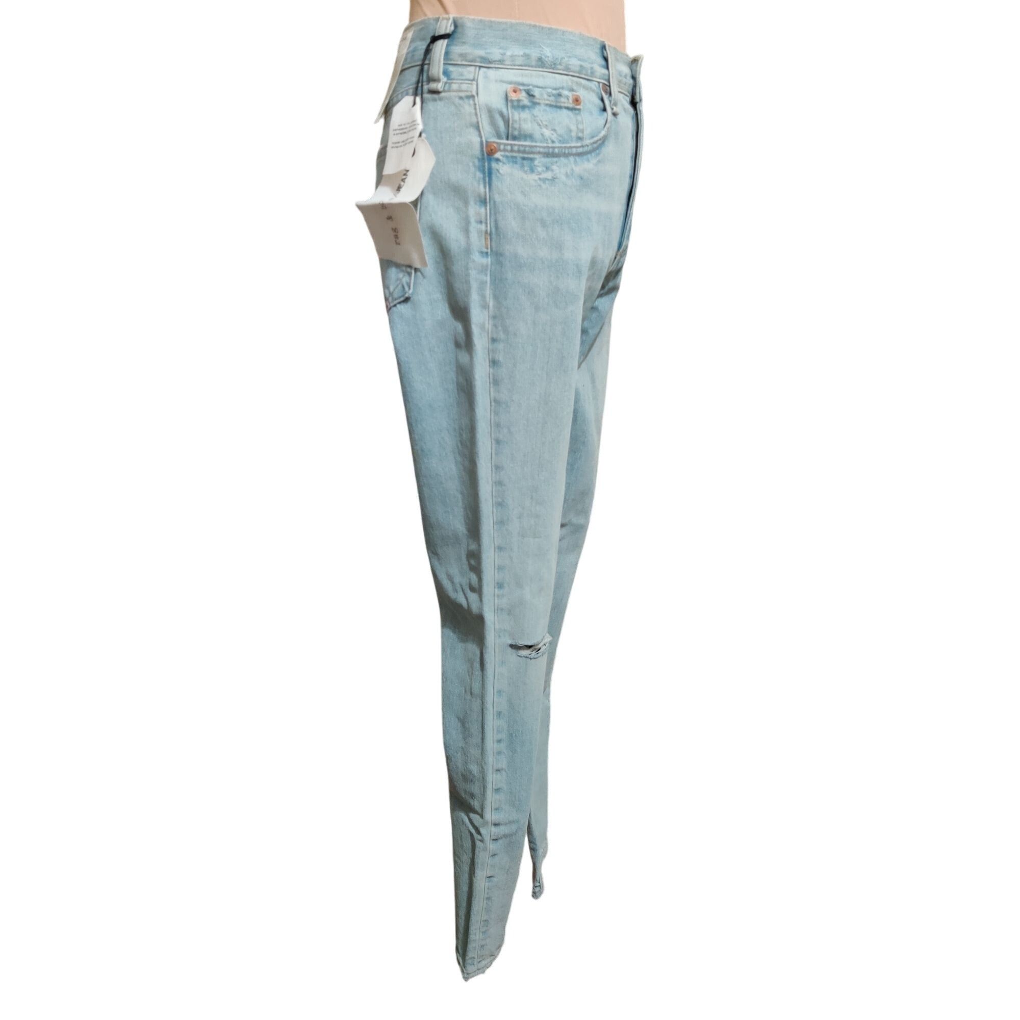 Rag & Bone rag & bone 26 High Rise Skinny Glena Jeans Light Wash Raw He Size 26" / US 2 / IT 38 - 14 Thumbnail