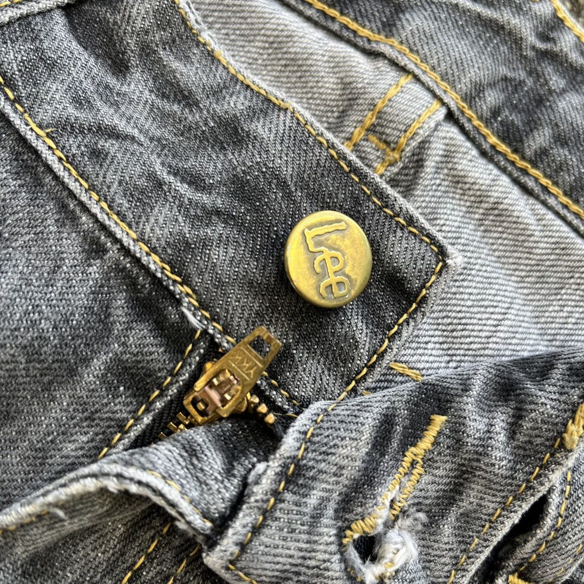 Hysteric Glamour SUPER FLARE JEANS LEE BELL BOTTOM BOOTCUT FADED BLACK DENIM Size US 28 / EU 44 - 6 Thumbnail