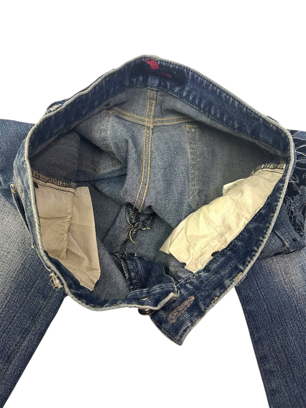 Japanese Brand × Vintage Vintage Japanese DIXIE JEANS Dragon Flare Denim Size US 30 / EU 46 - 16 Thumbnail